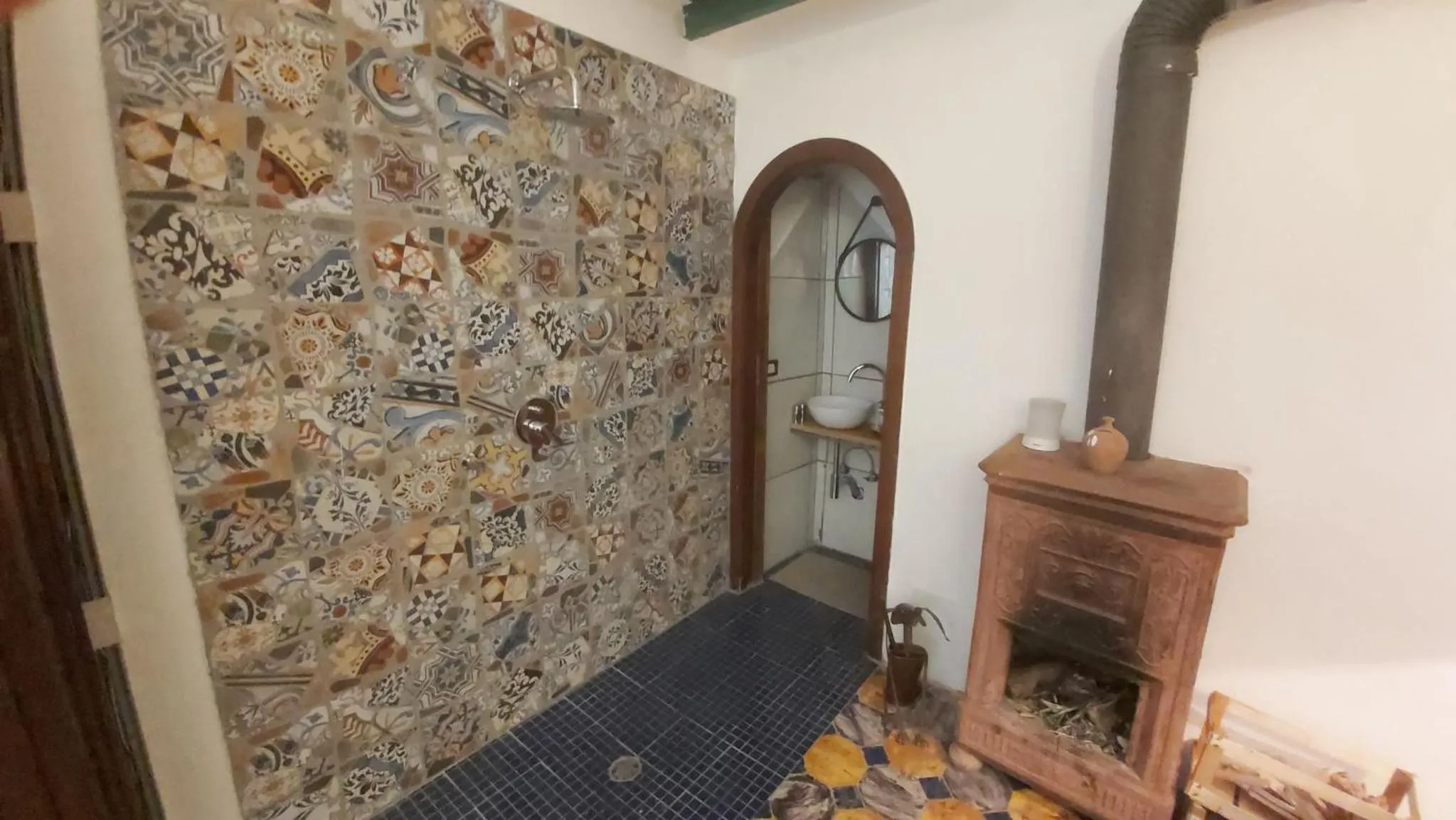 Shower in dimora aganoor business suite