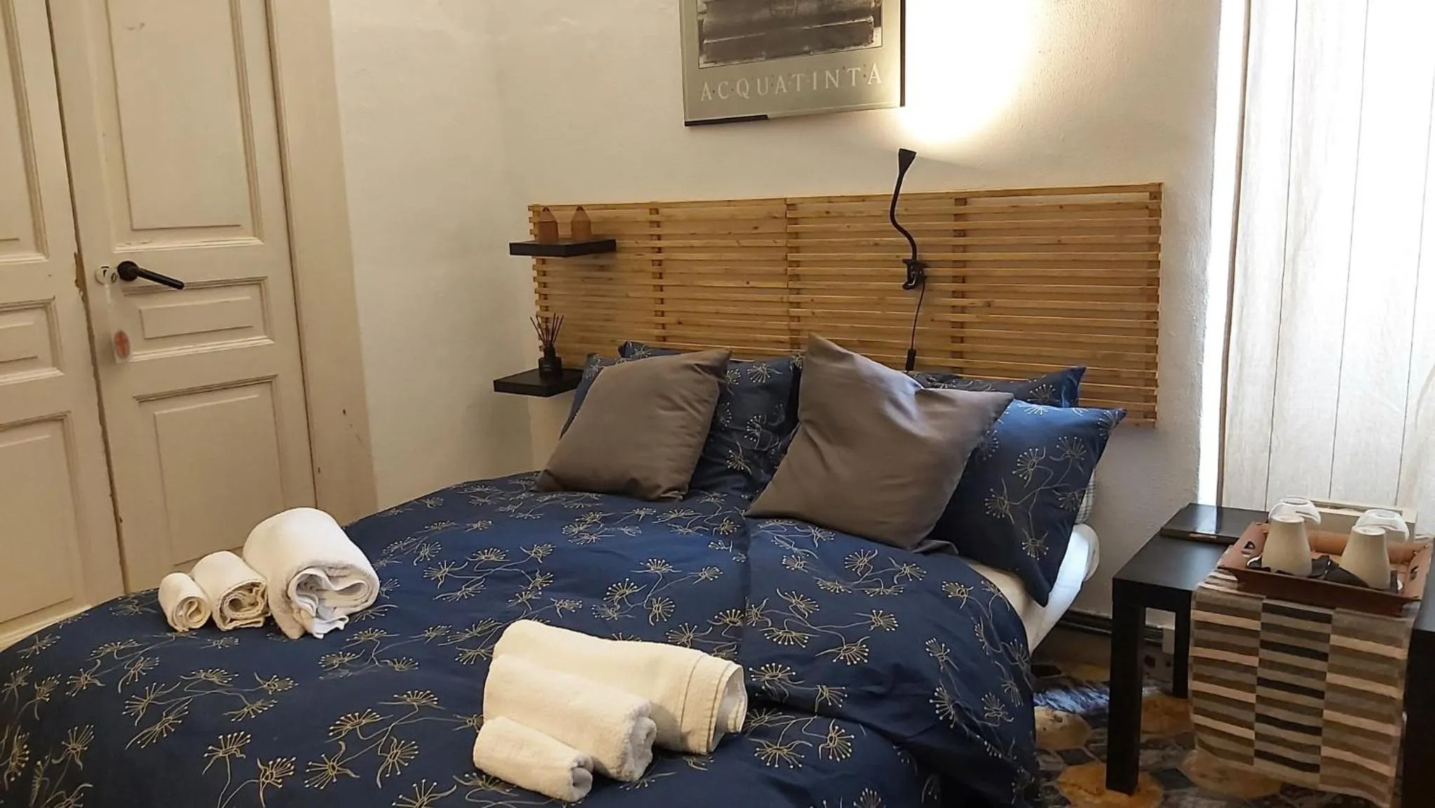 Bedroom, Bed in dimora aganoor business suite