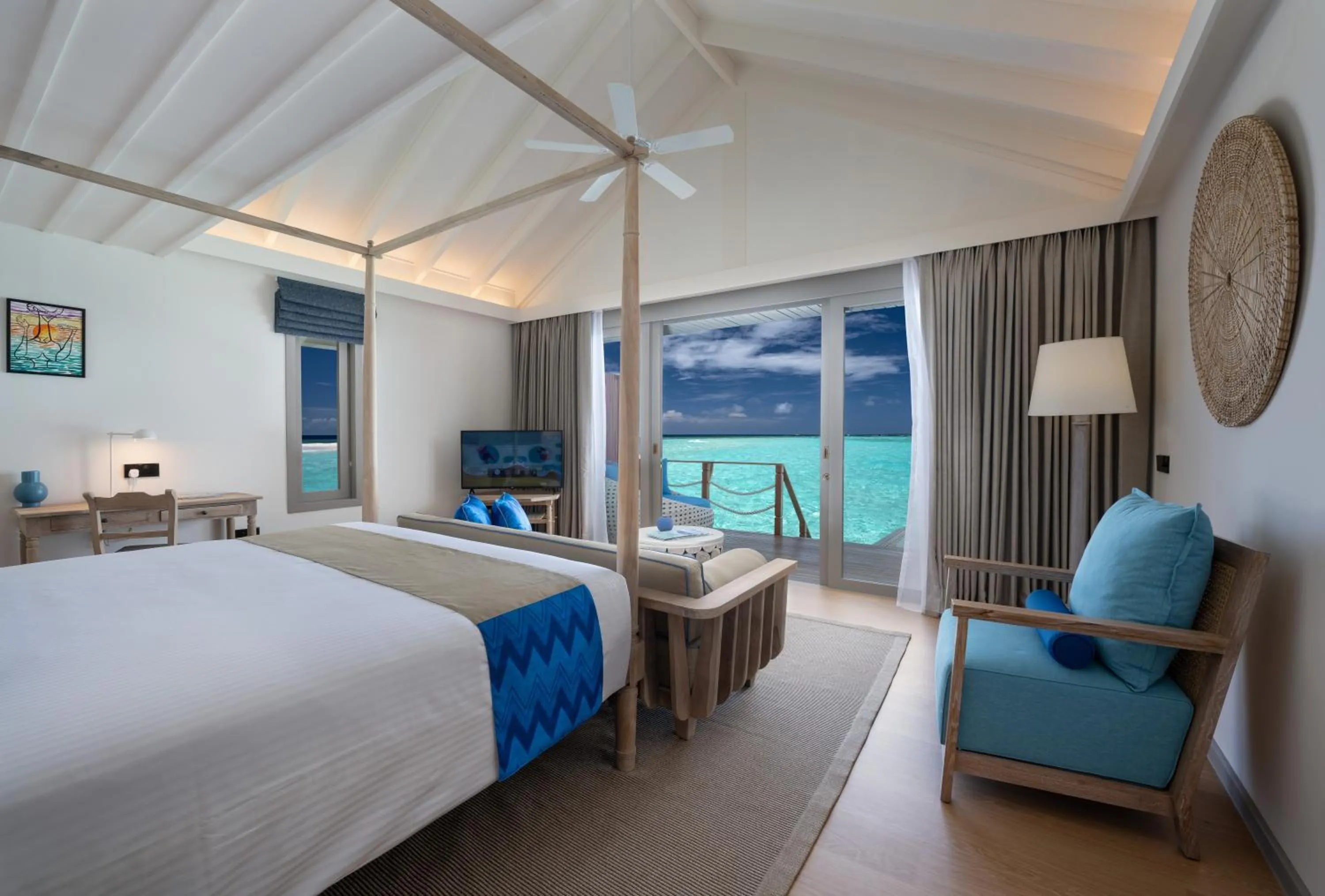 Bed in Cora Cora Maldives - Premium All-Inclusive Resort