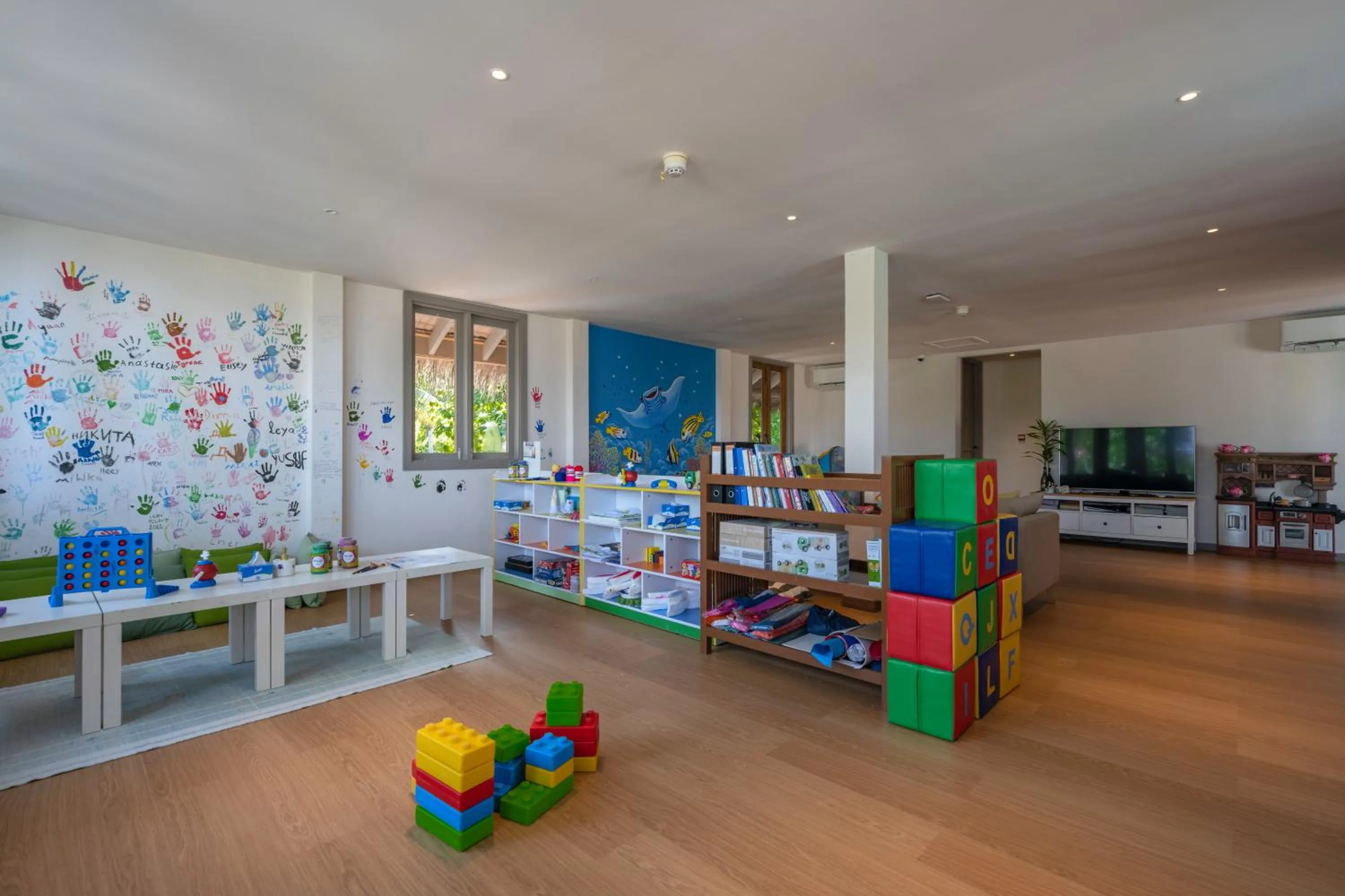 Children play ground in Cora Cora Maldives - Premium All-Inclusive Resort