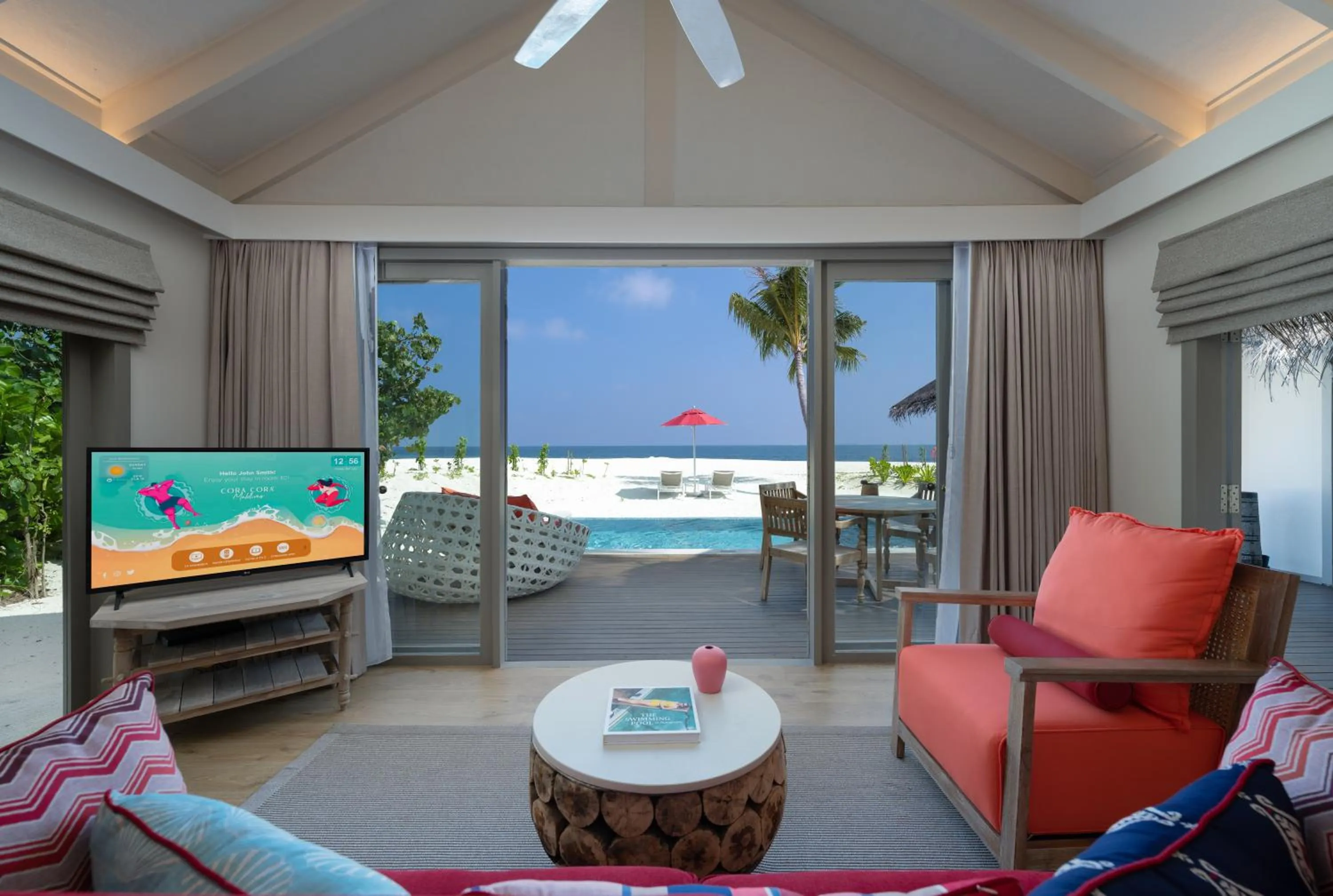 TV and multimedia in Cora Cora Maldives - Premium All-Inclusive Resort