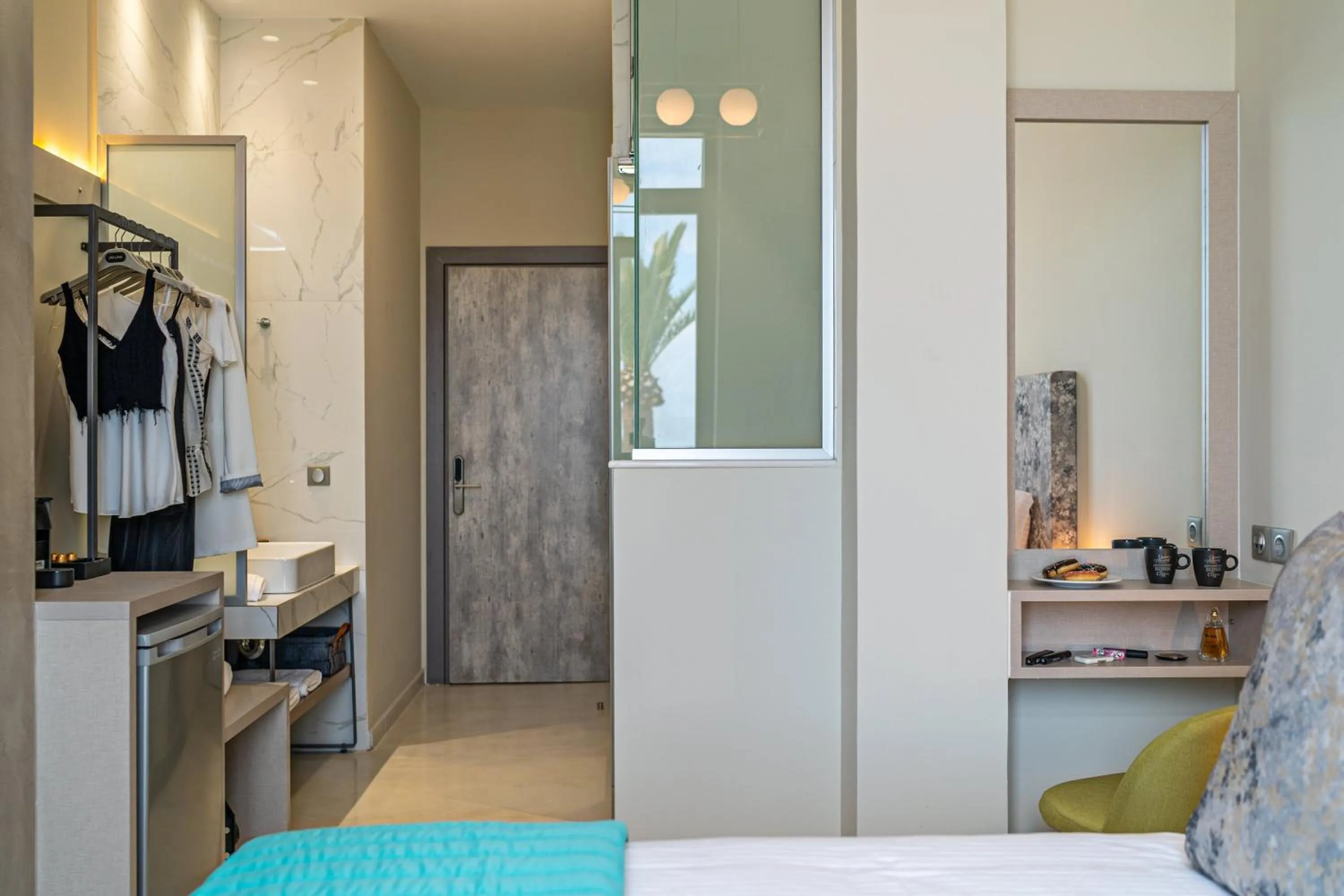 Bedroom in Mitos-Suites