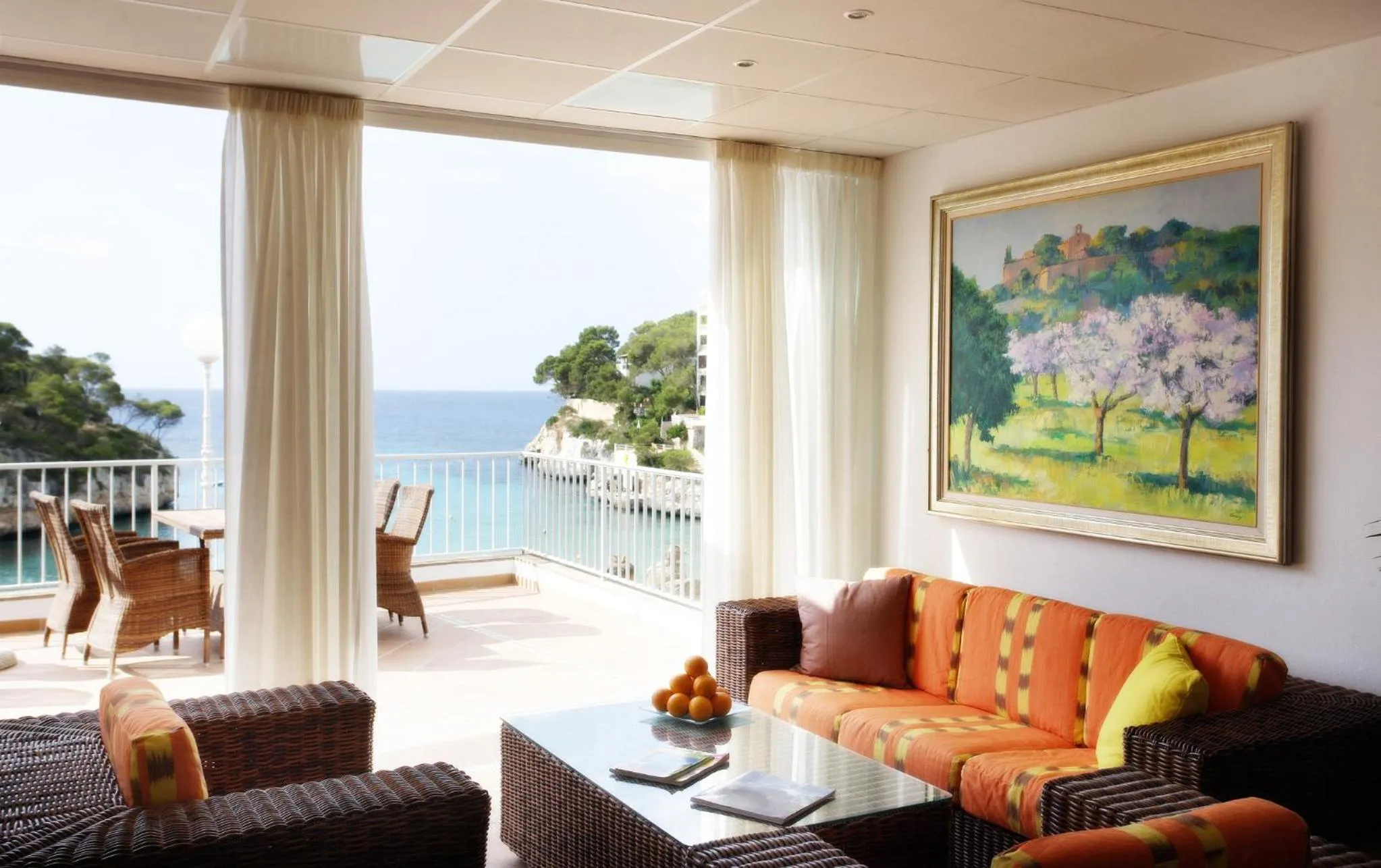 Lobby or reception in Hotel Apartamentos Cala Santanyi