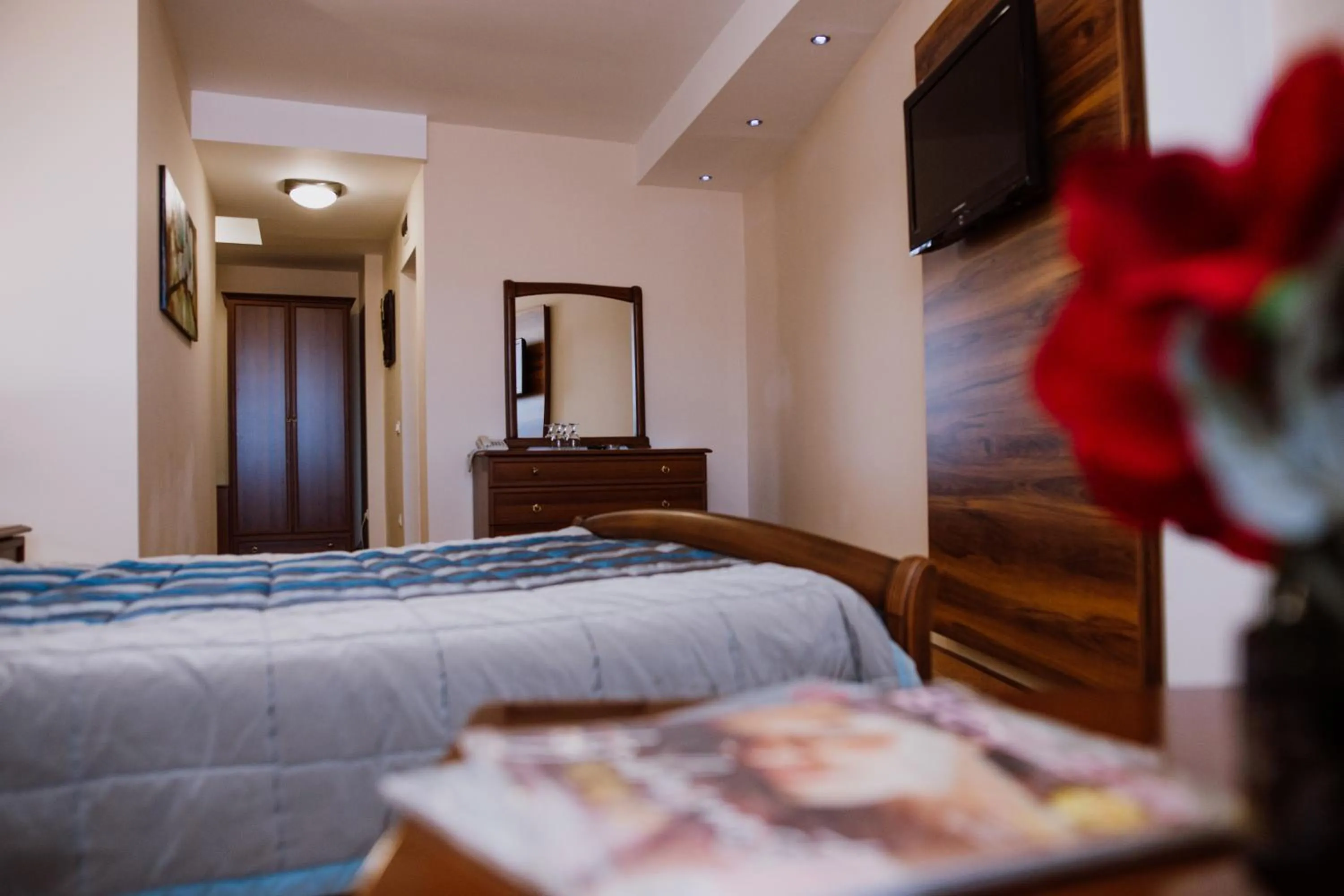 Bed in Hotel Bela Kuka