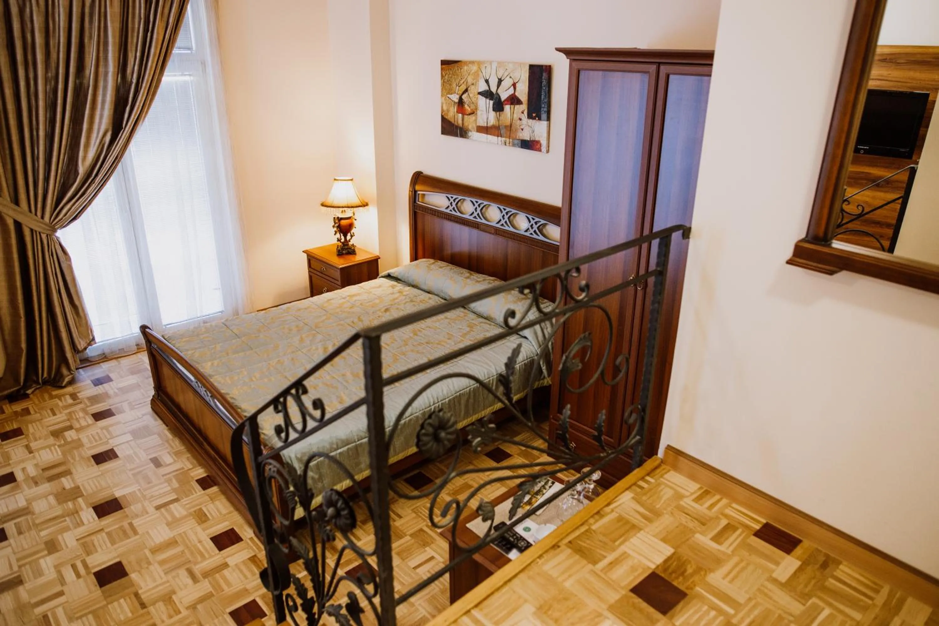 Bed in Hotel Bela Kuka