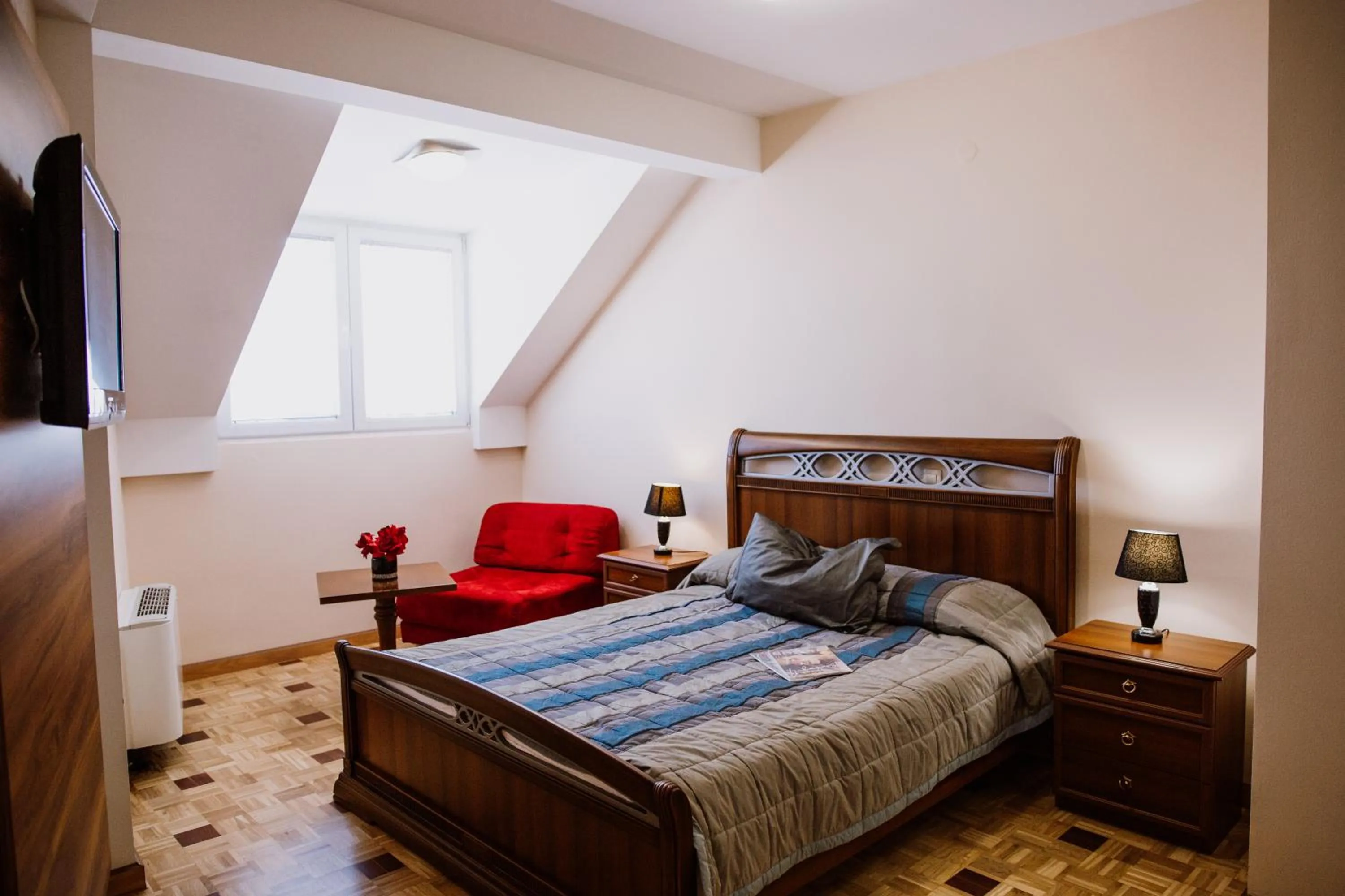 Bed in Hotel Bela Kuka