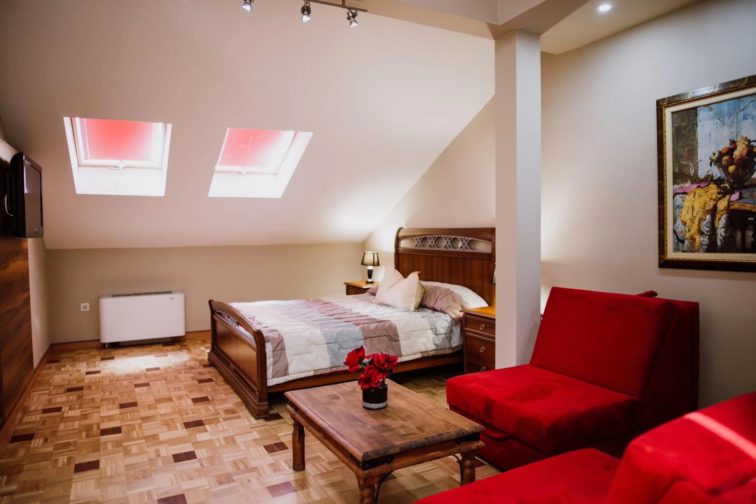Bed in Hotel Bela Kuka