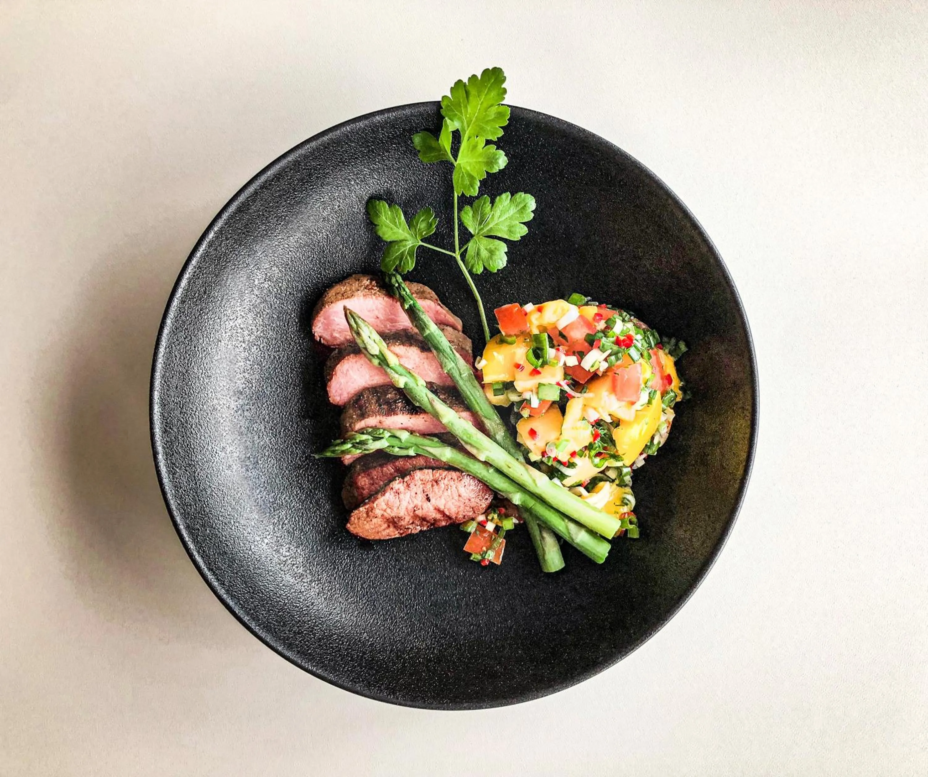 Food close-up in Bodelssons by the Sea