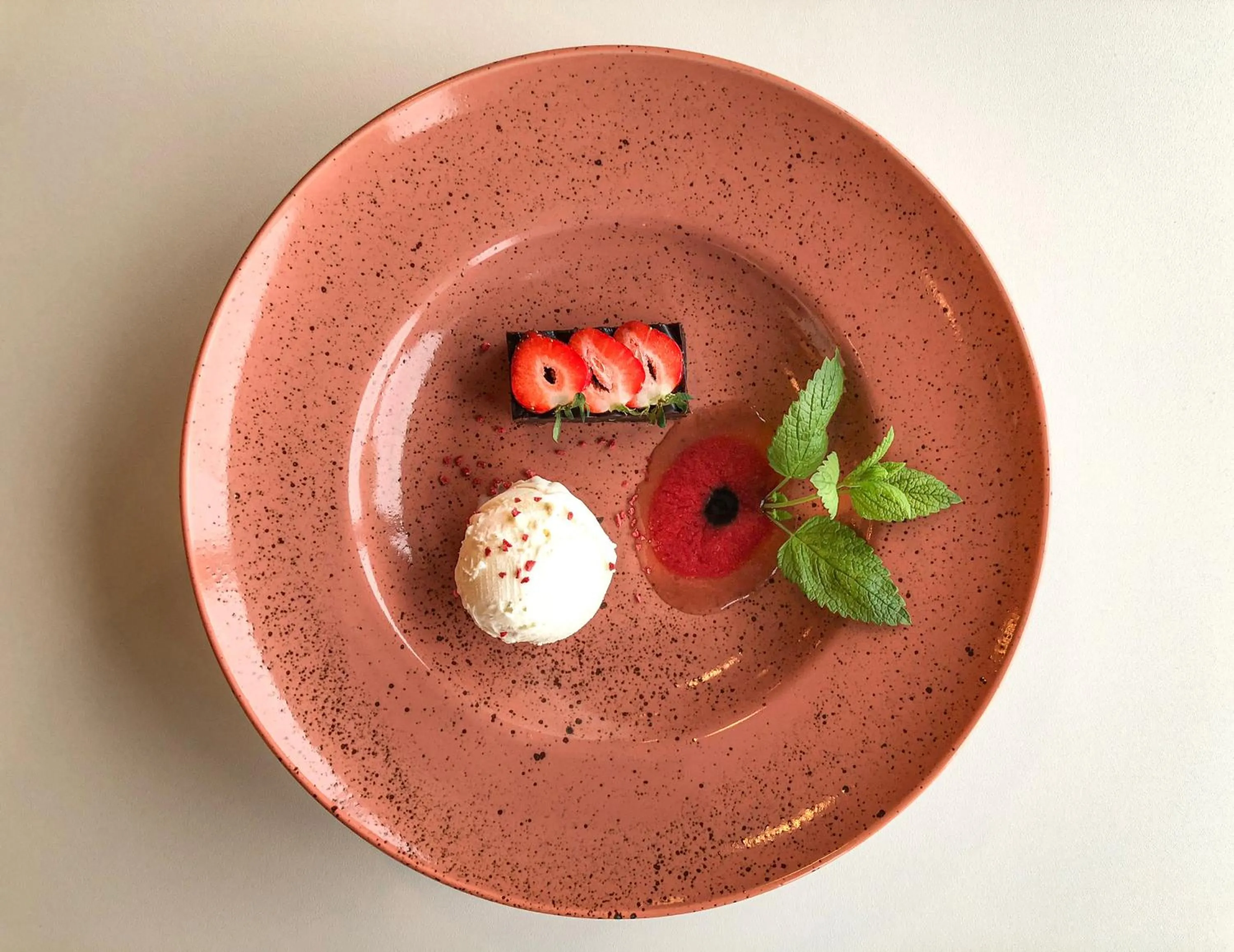 Food close-up in Bodelssons by the Sea