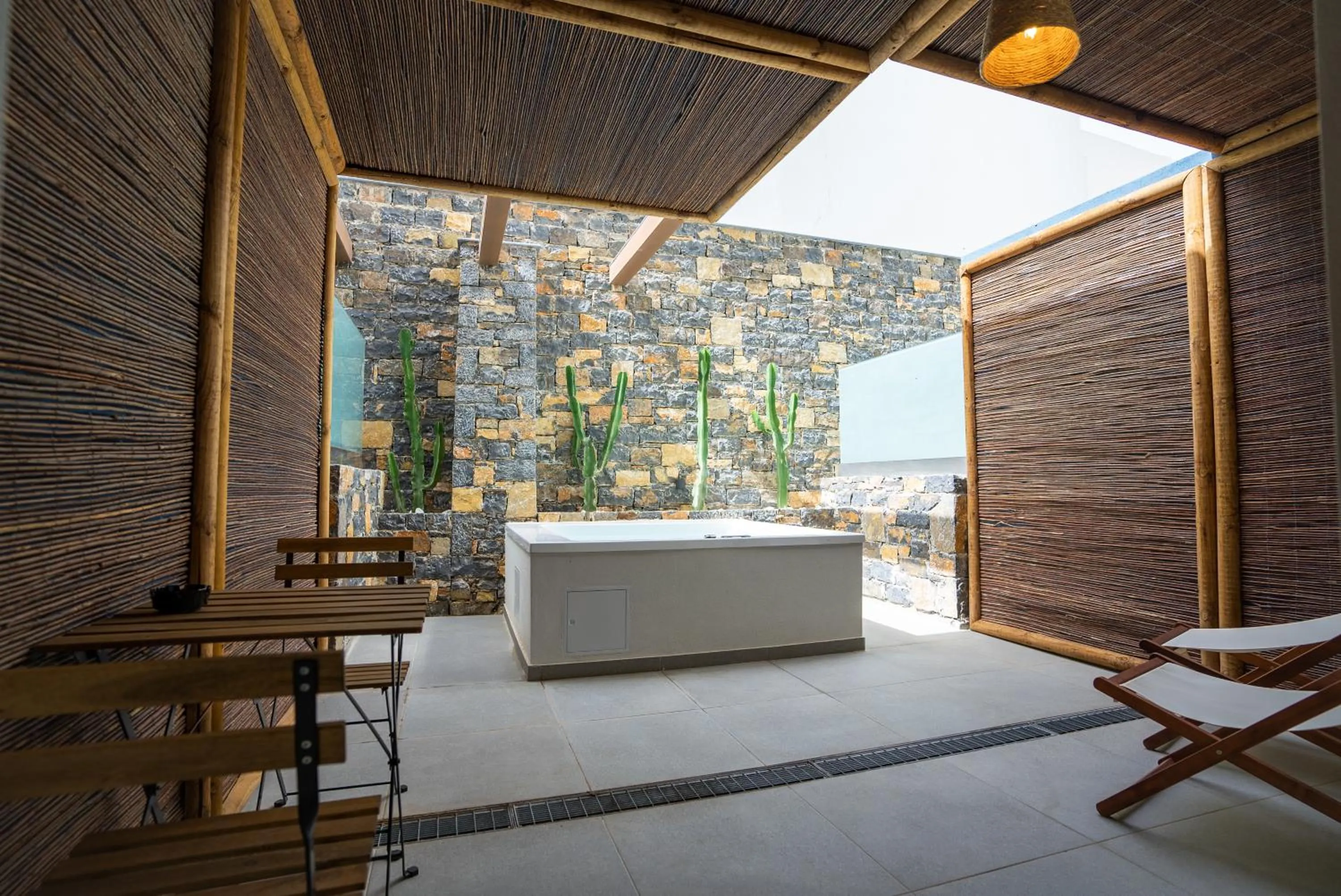 Patio, Bed in Casa Porto Boutique Hotel - Adults only