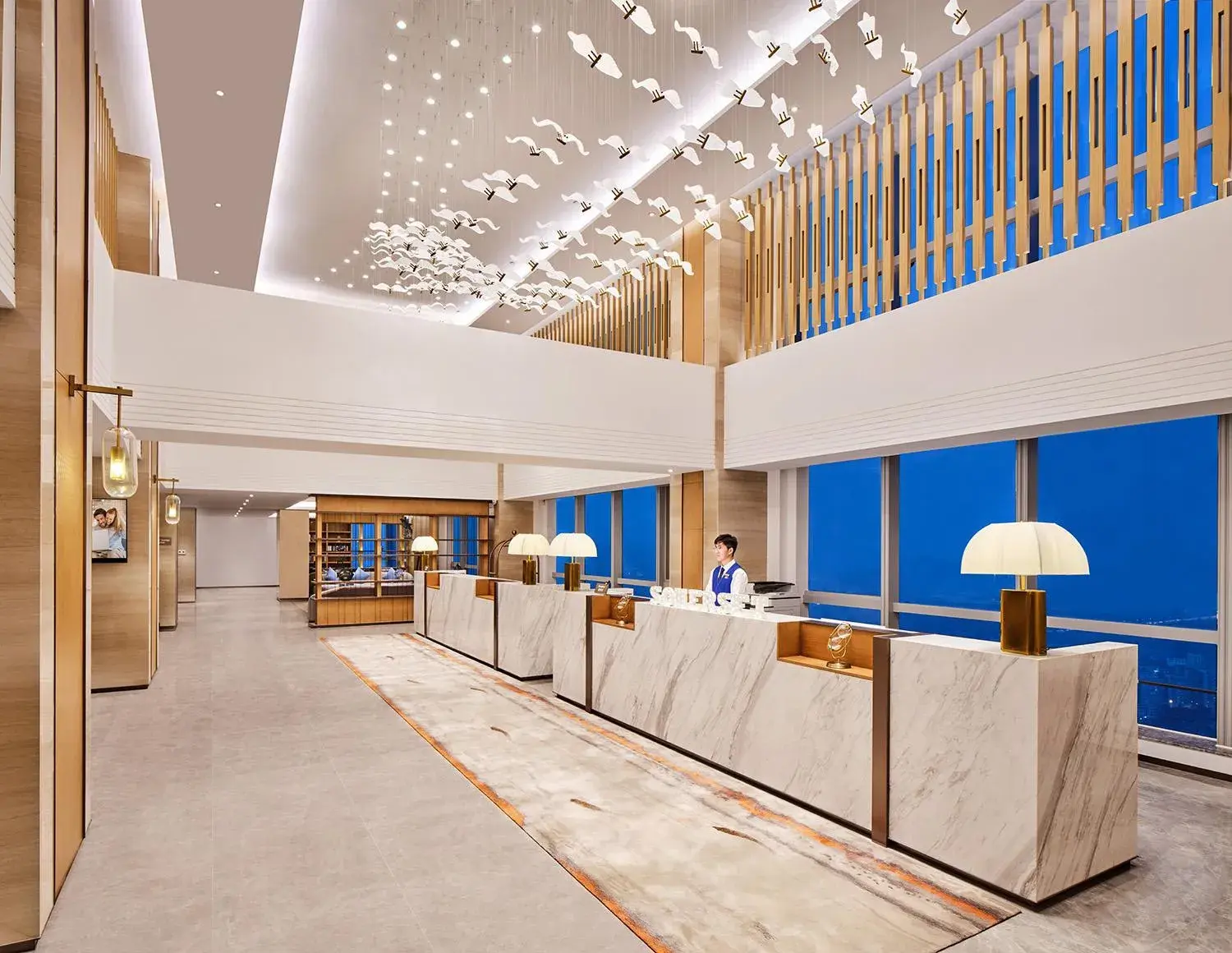 Lobby or reception in Somerset Bio-Island Guangzhou-Free shuttle bus during Canton Fair & right beside Guanzhou Metro Station Lobby or reception in Somerset Bio-Island Guangzhou-Free shuttle bus during Canton Fair & right beside Guanzhou Metro Station