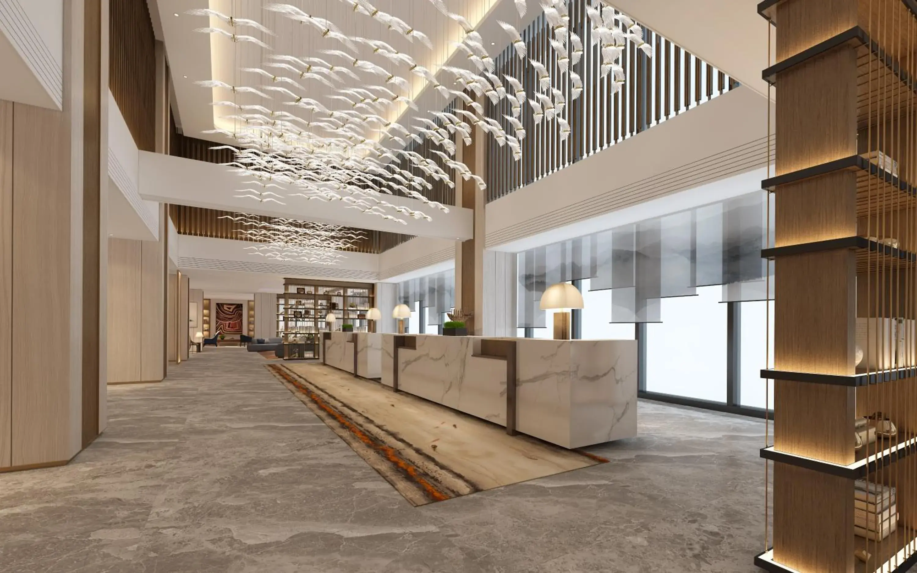 Lobby or reception in Somerset Bio-Island Guangzhou-Free shuttle bus during Canton Fair & right beside Guanzhou Metro Station Lobby or reception in Somerset Bio-Island Guangzhou-Free shuttle bus during Canton Fair & right beside Guanzhou Metro Station