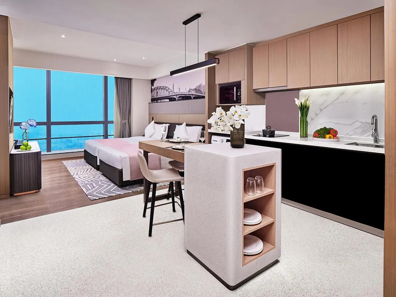 View (from property/room) in Somerset Bio-Island Guangzhou-Free shuttle bus during Canton Fair & right beside Guanzhou Metro Station View (from property/room) in Somerset Bio-Island Guangzhou-Free shuttle bus during Canton Fair & right beside Guanzhou Metro Station