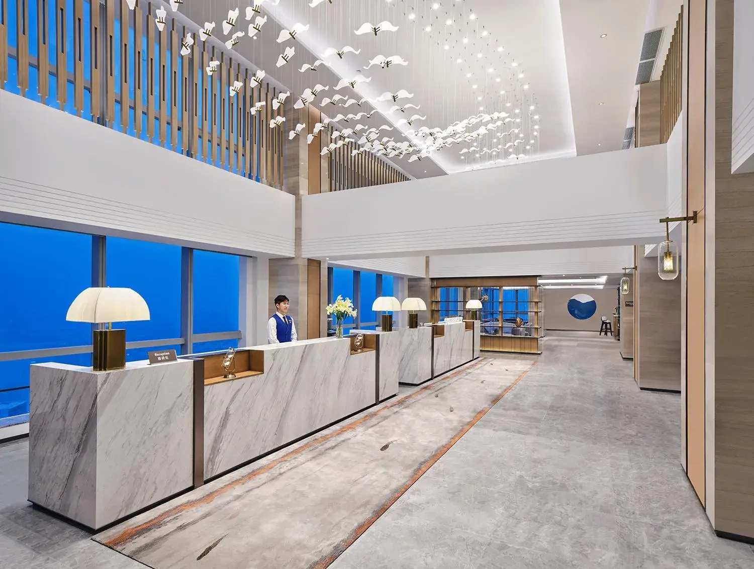 Lobby or reception in Somerset Bio-Island Guangzhou-Free shuttle bus during Canton Fair & right beside Guanzhou Metro Station Lobby or reception in Somerset Bio-Island Guangzhou-Free shuttle bus during Canton Fair & right beside Guanzhou Metro Station