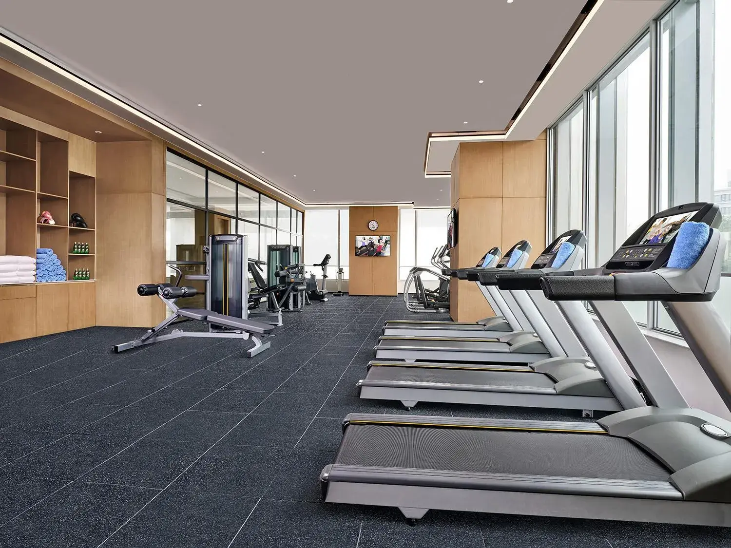 Fitness centre/facilities in Somerset Bio-Island Guangzhou-Free shuttle bus during Canton Fair & right beside Guanzhou Metro Station Fitness centre/facilities in Somerset Bio-Island Guangzhou-Free shuttle bus during Canton Fair & right beside Guanzhou Metro Station
