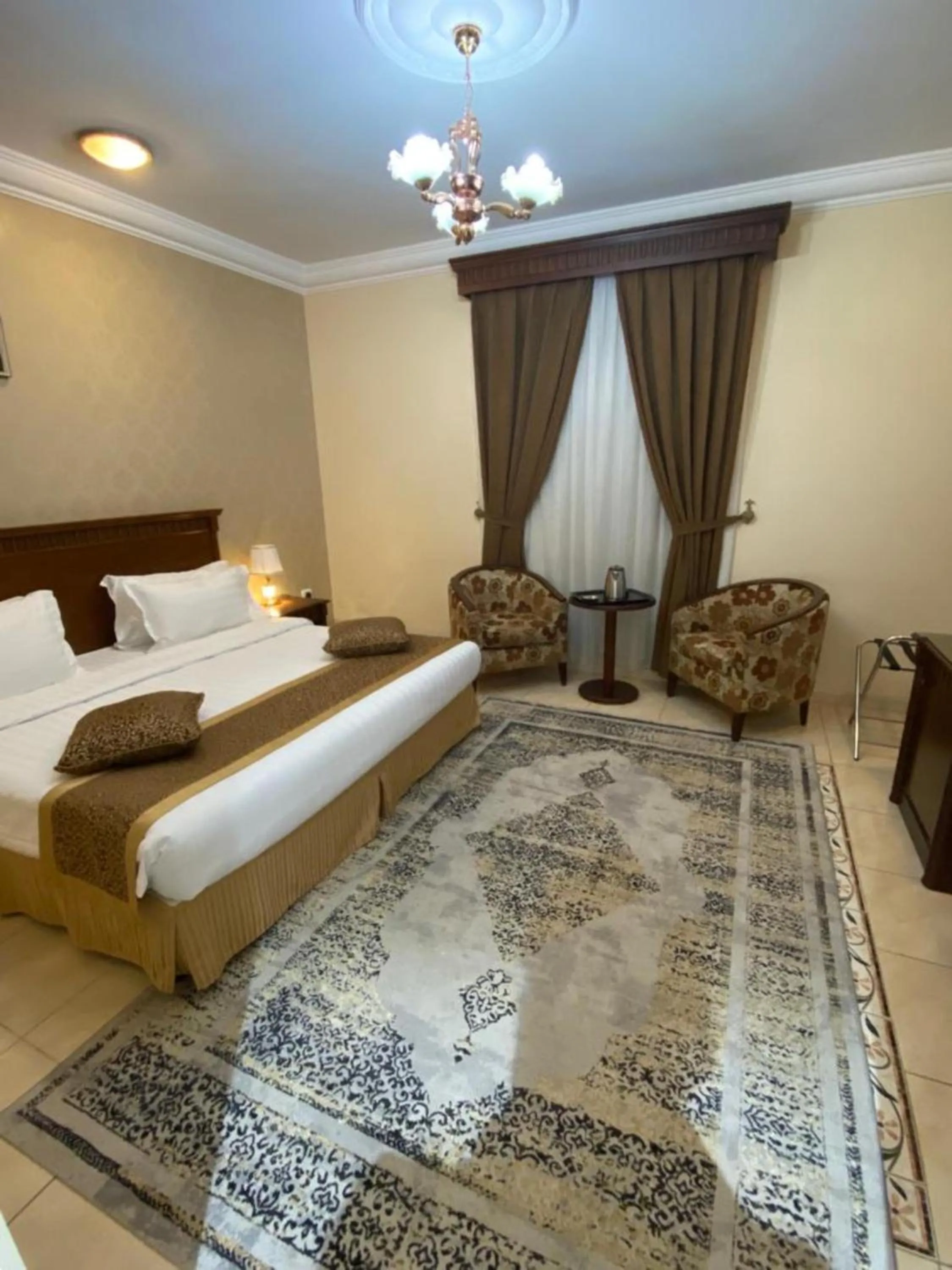 Bed in Hayat Redwa Hotel