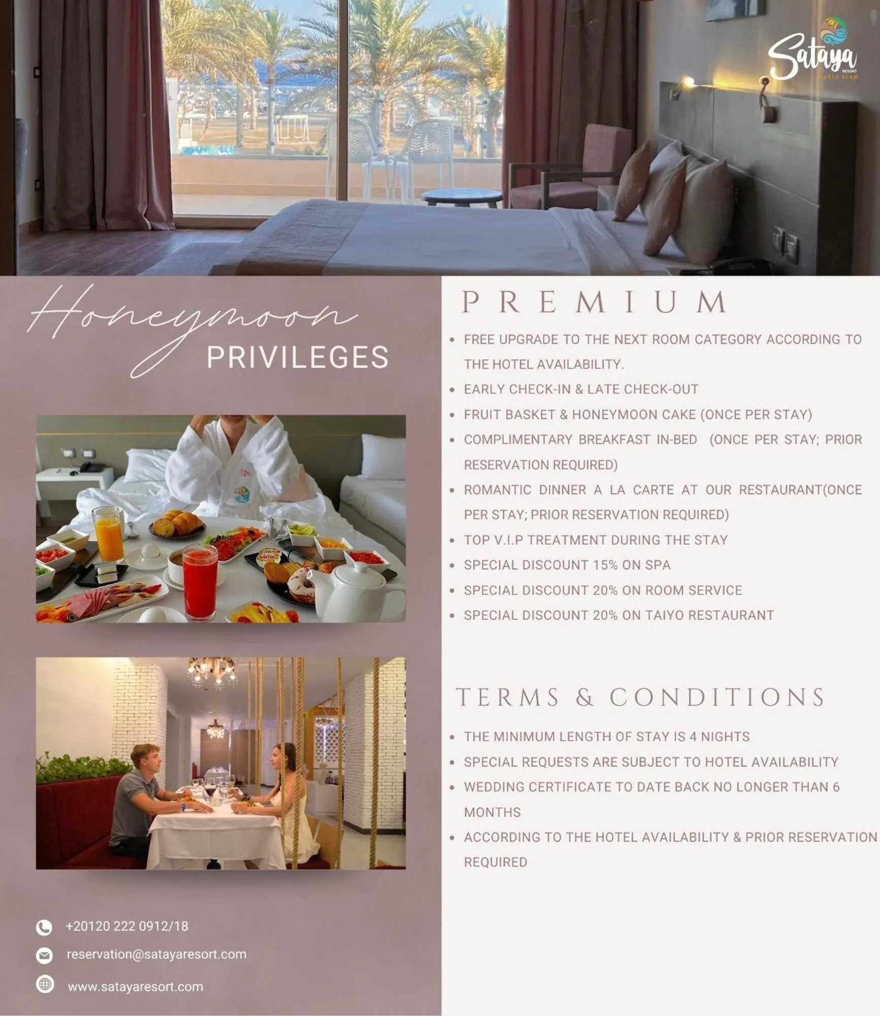 Restaurant/places to eat in Sataya Resort Marsa Alam