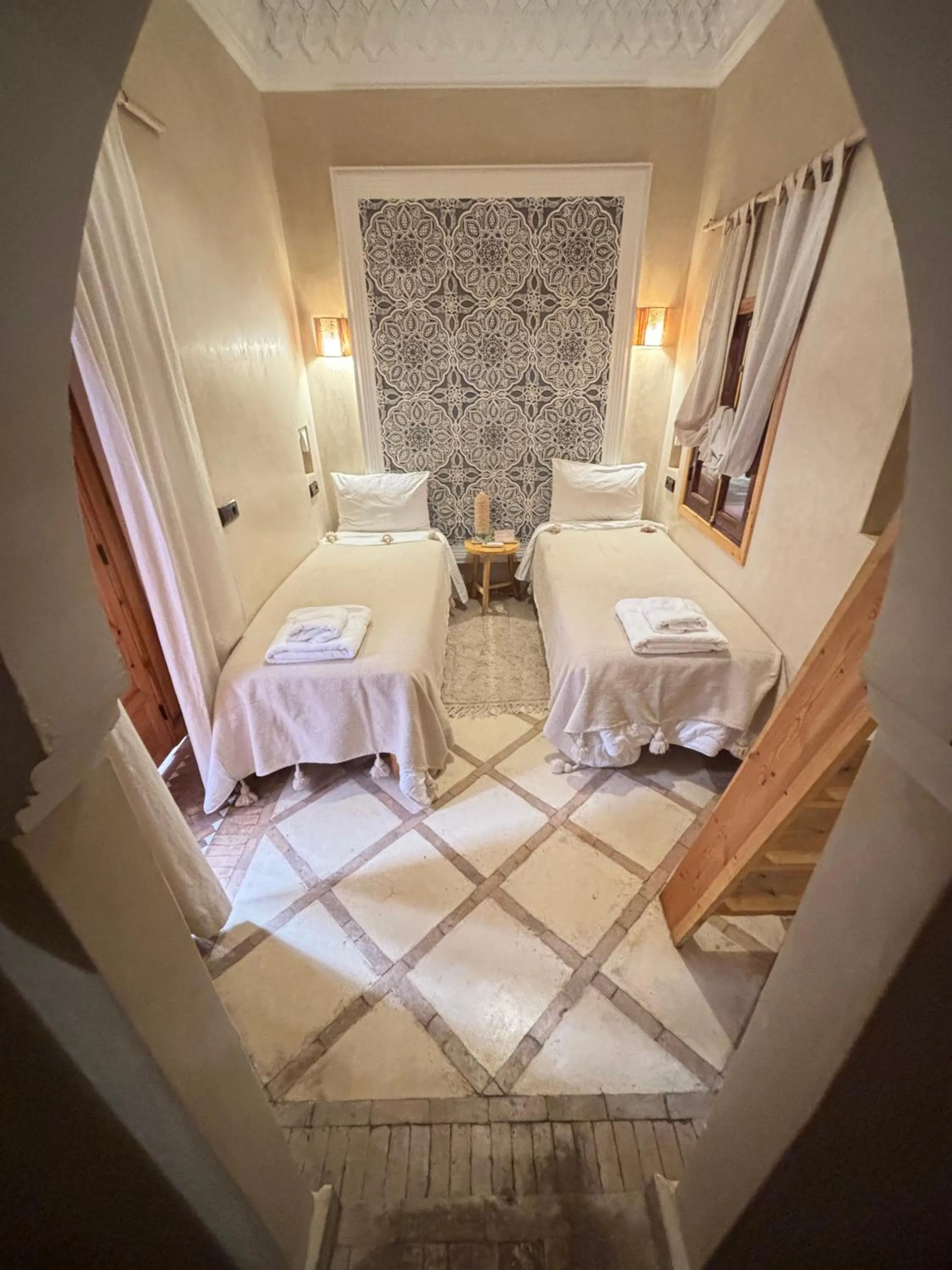Property building, Bed in Riad Minami