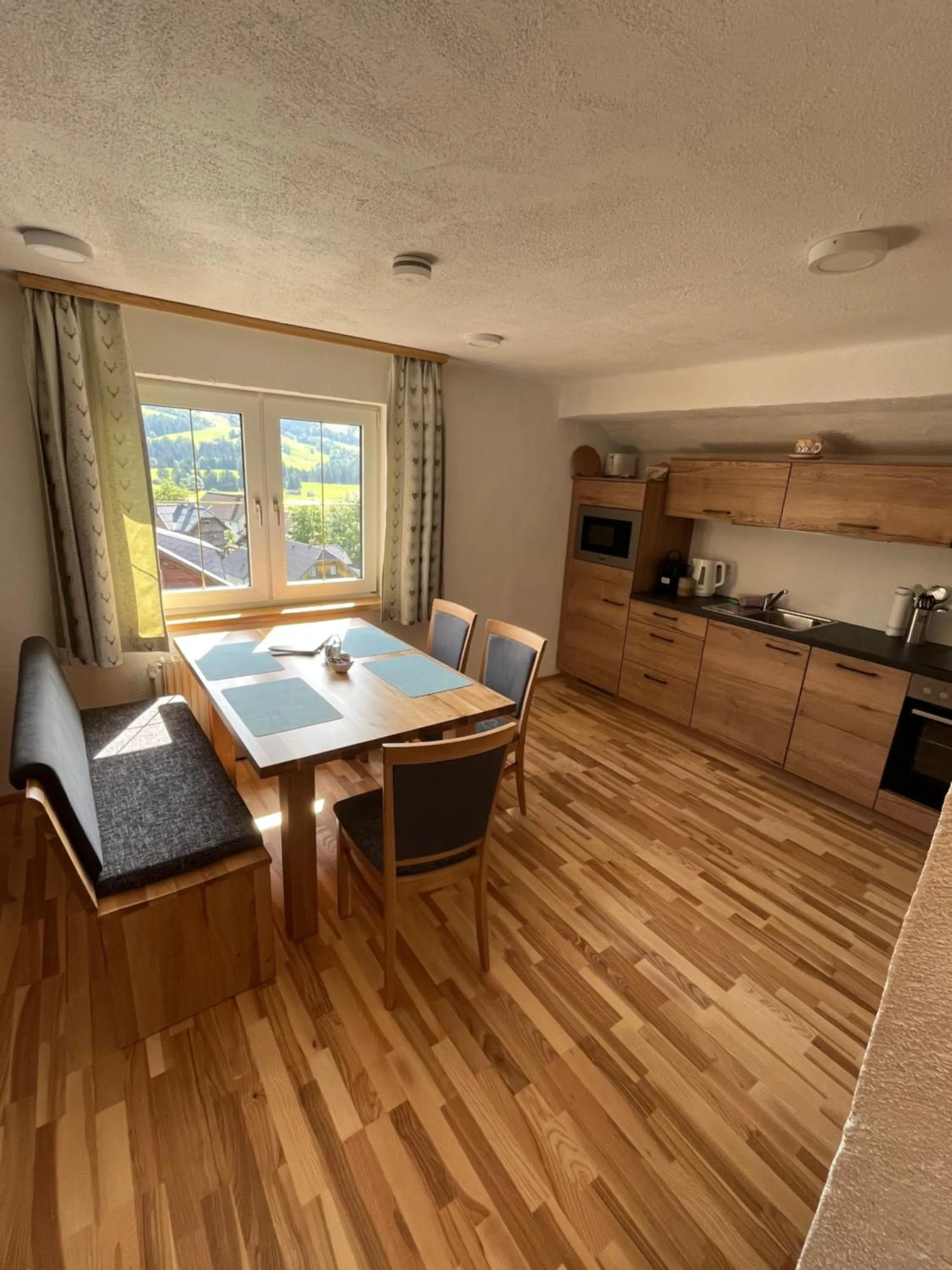 kitchen in Appartements-Restaurant Schwaiger