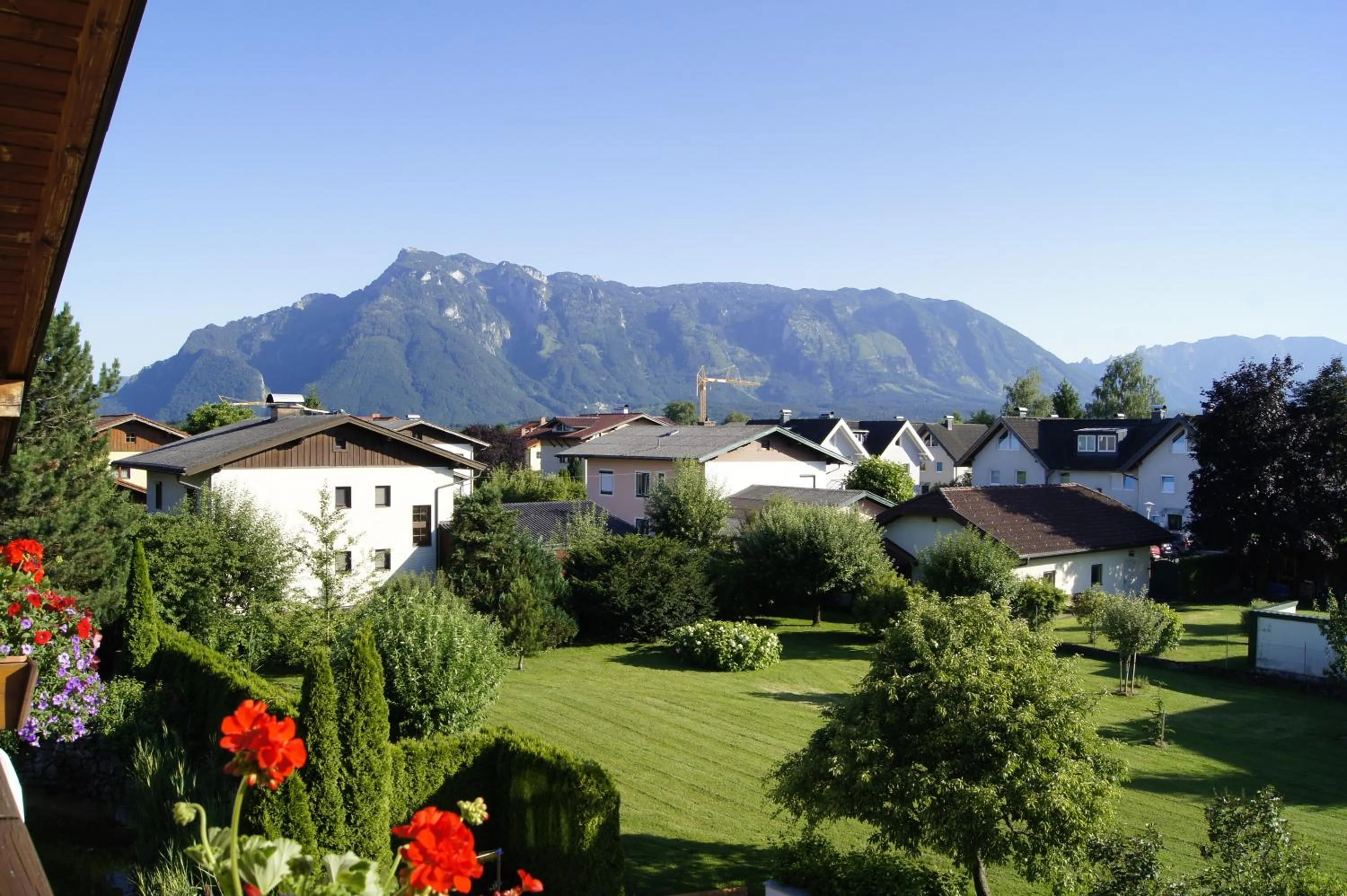 Garden view in Hotel Himmelreich
