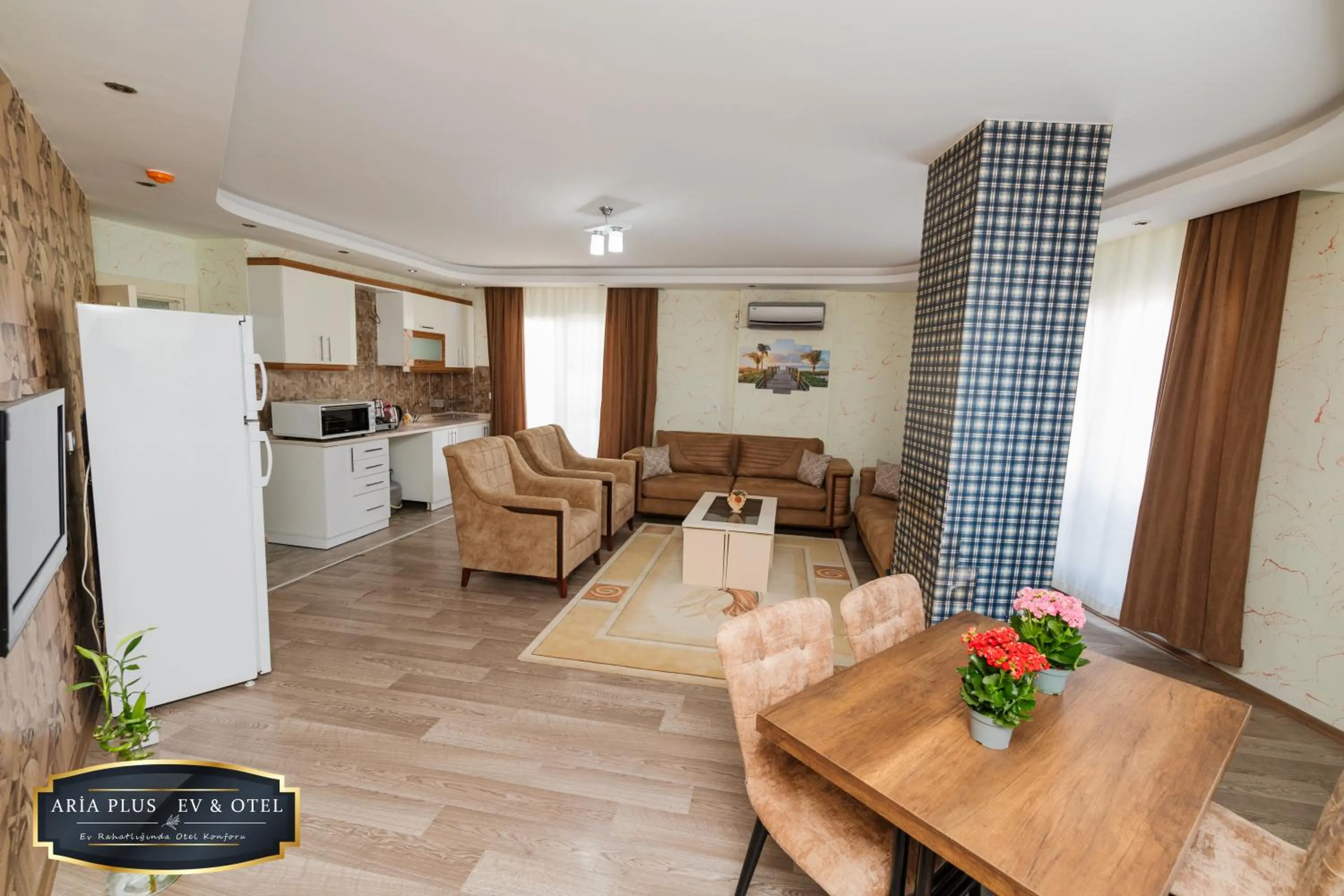 Living room in aria plus ev otel