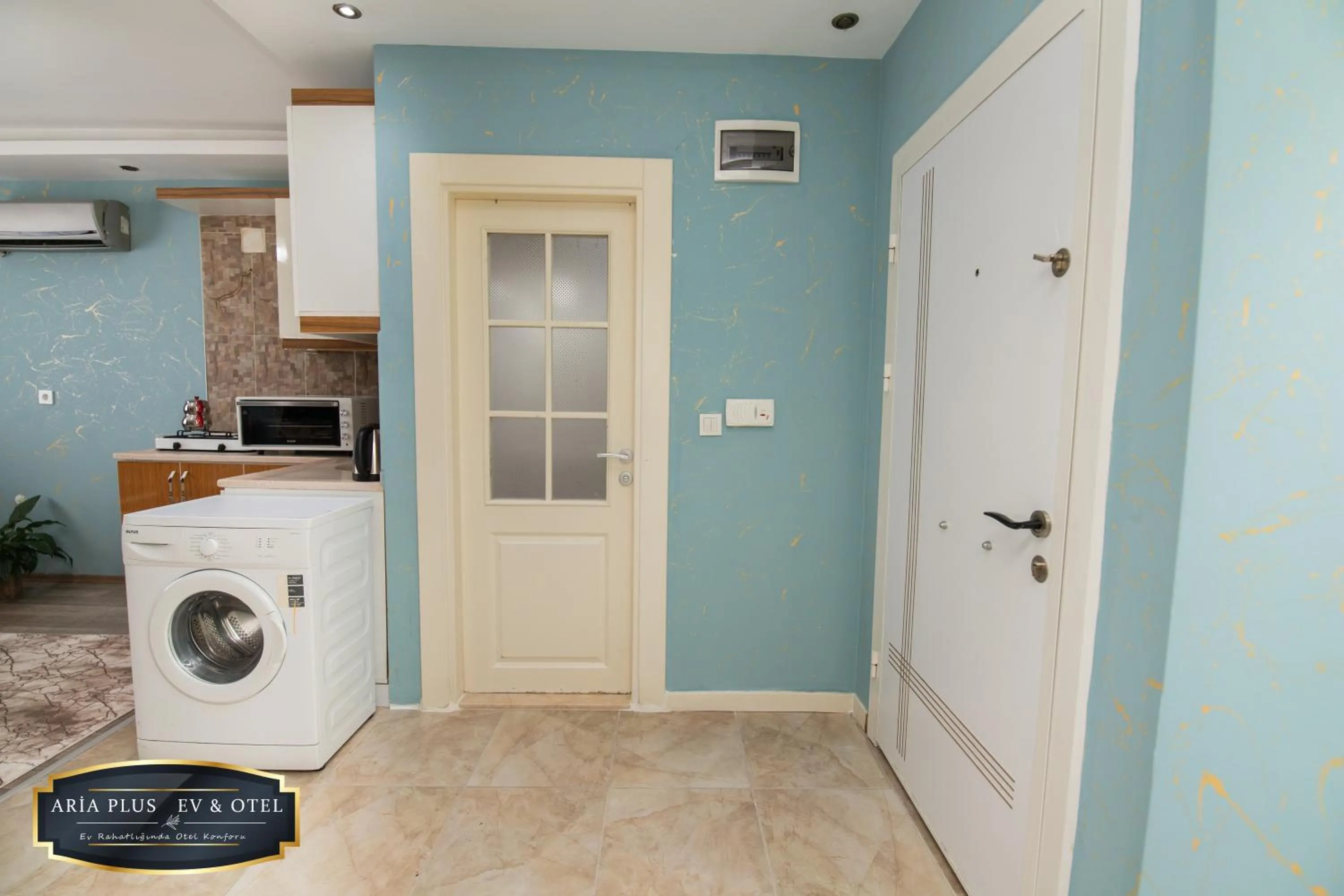 Kitchen or kitchenette in aria plus ev otel