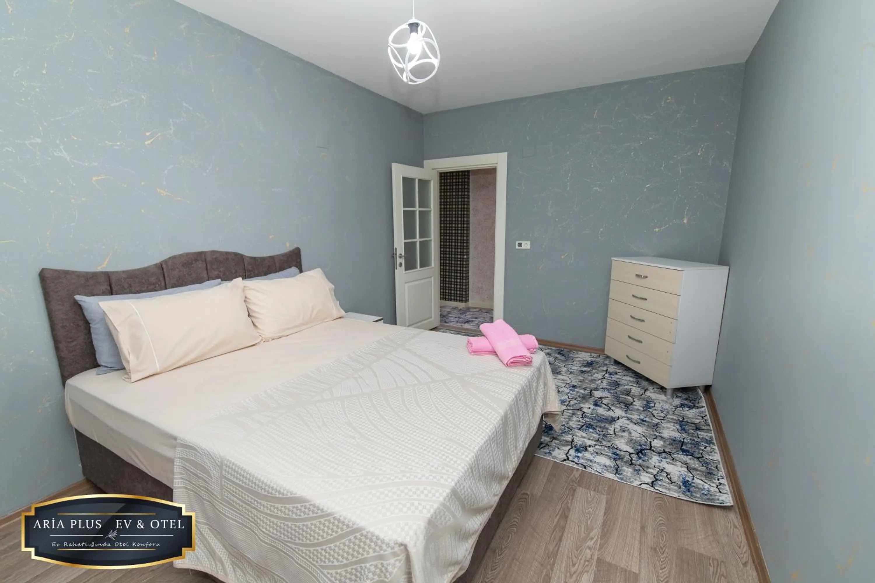 Bedroom, Bed in aria plus ev otel