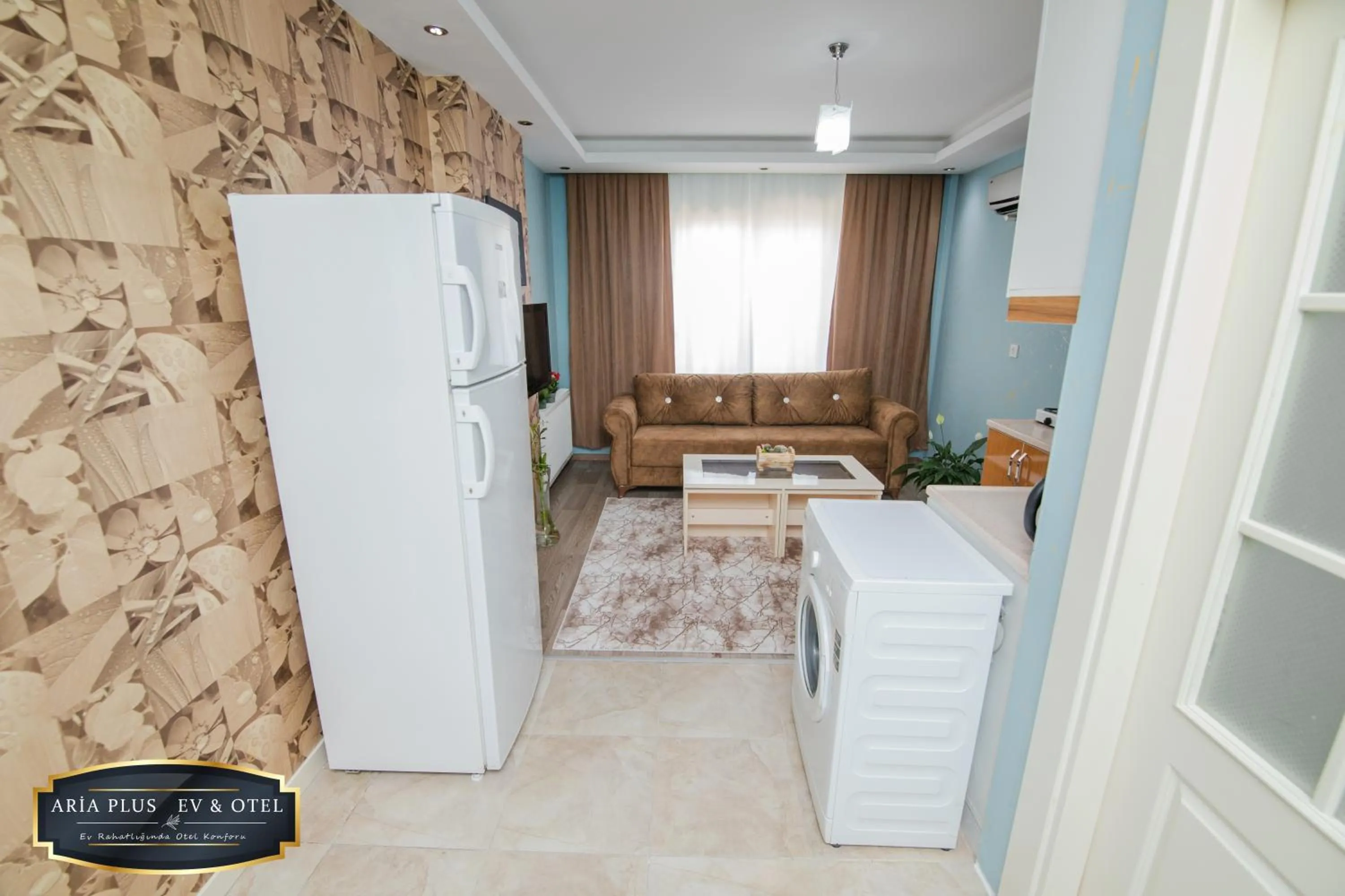 Living room in aria plus ev otel