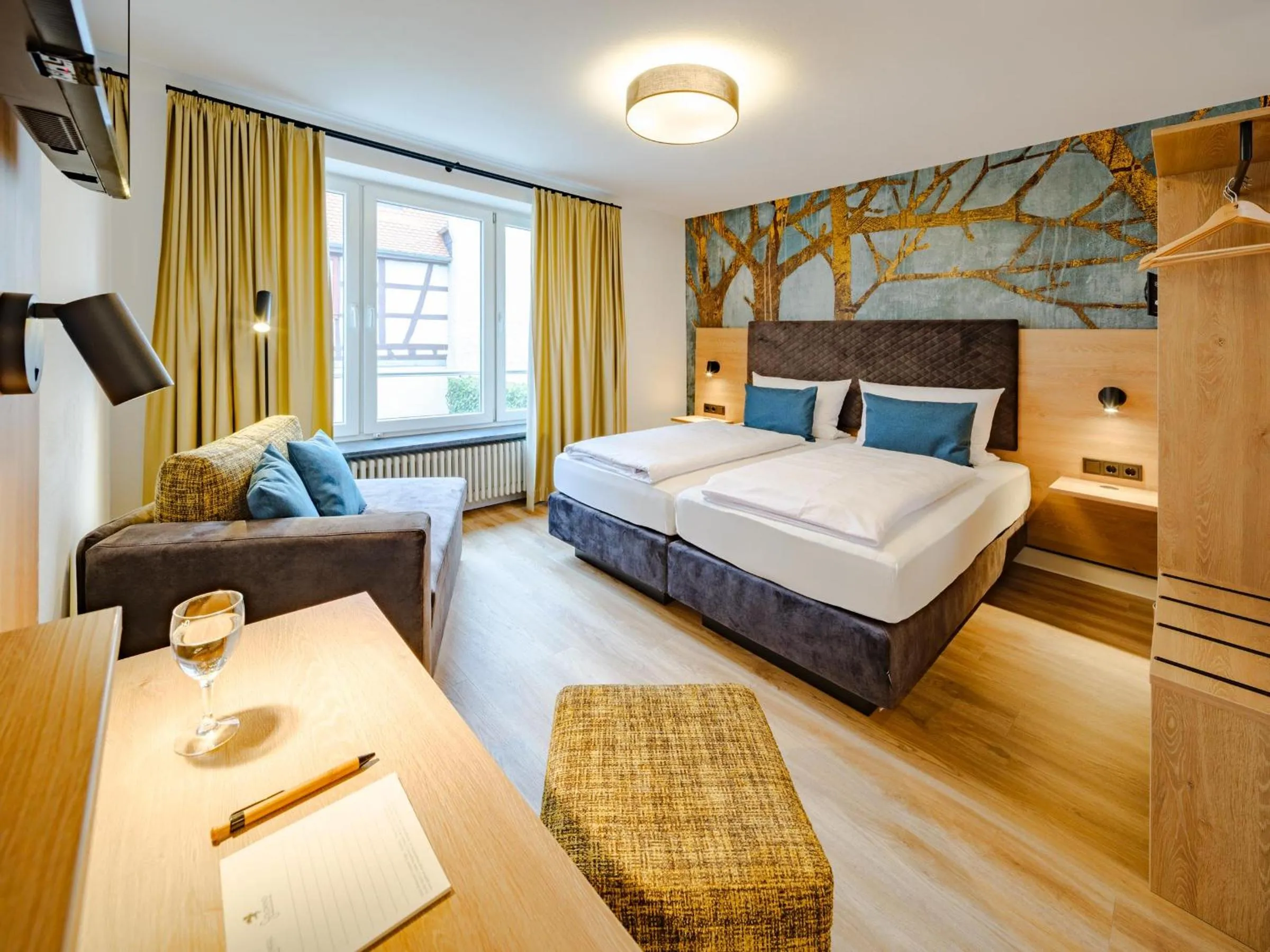 Photo of the whole room, Bed in Hotel Restaurant Goldener Engel