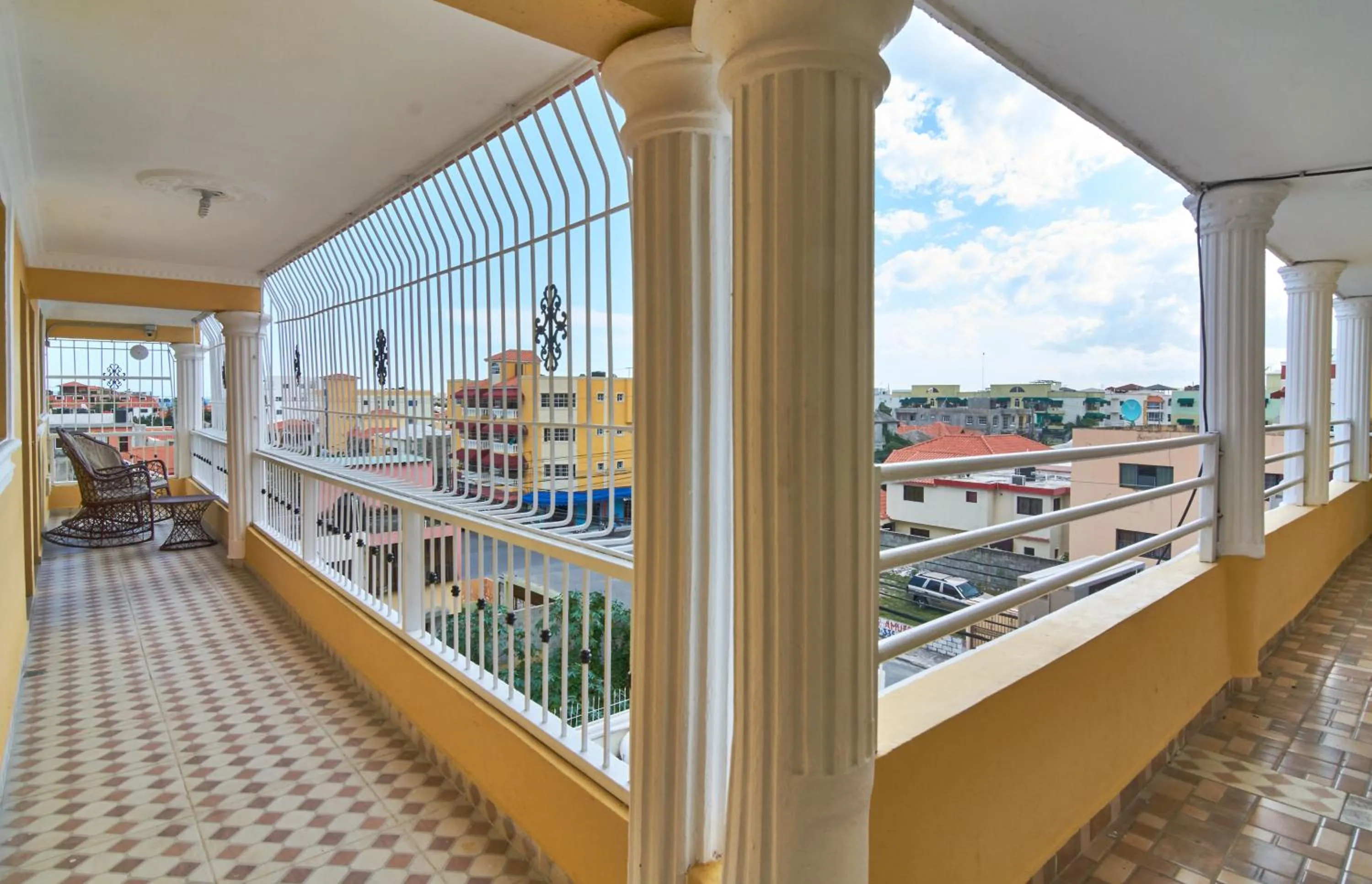 Balcony/Terrace in Tropical Island Aparthotel Aeropuerto Santo Domingo