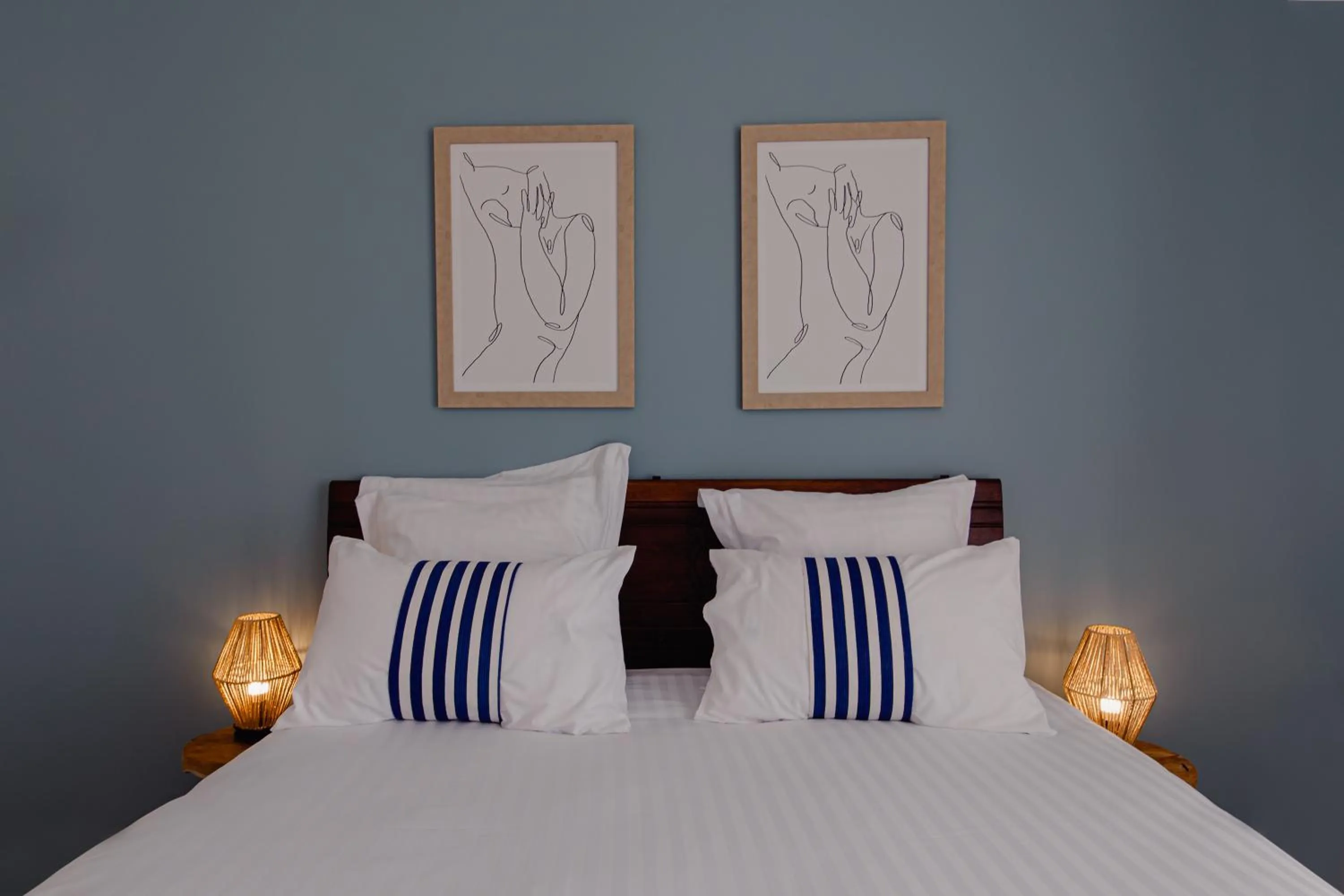 Bed in VILLA DES CHENES-Adult only