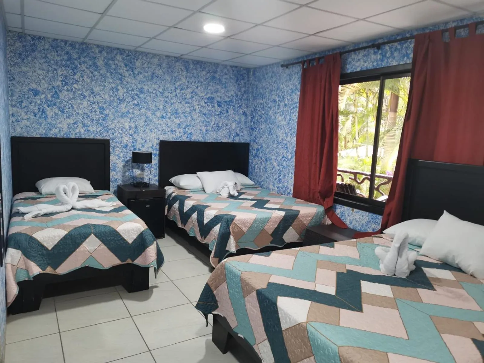 Bed in Hotel Palmera Real Hot Springs