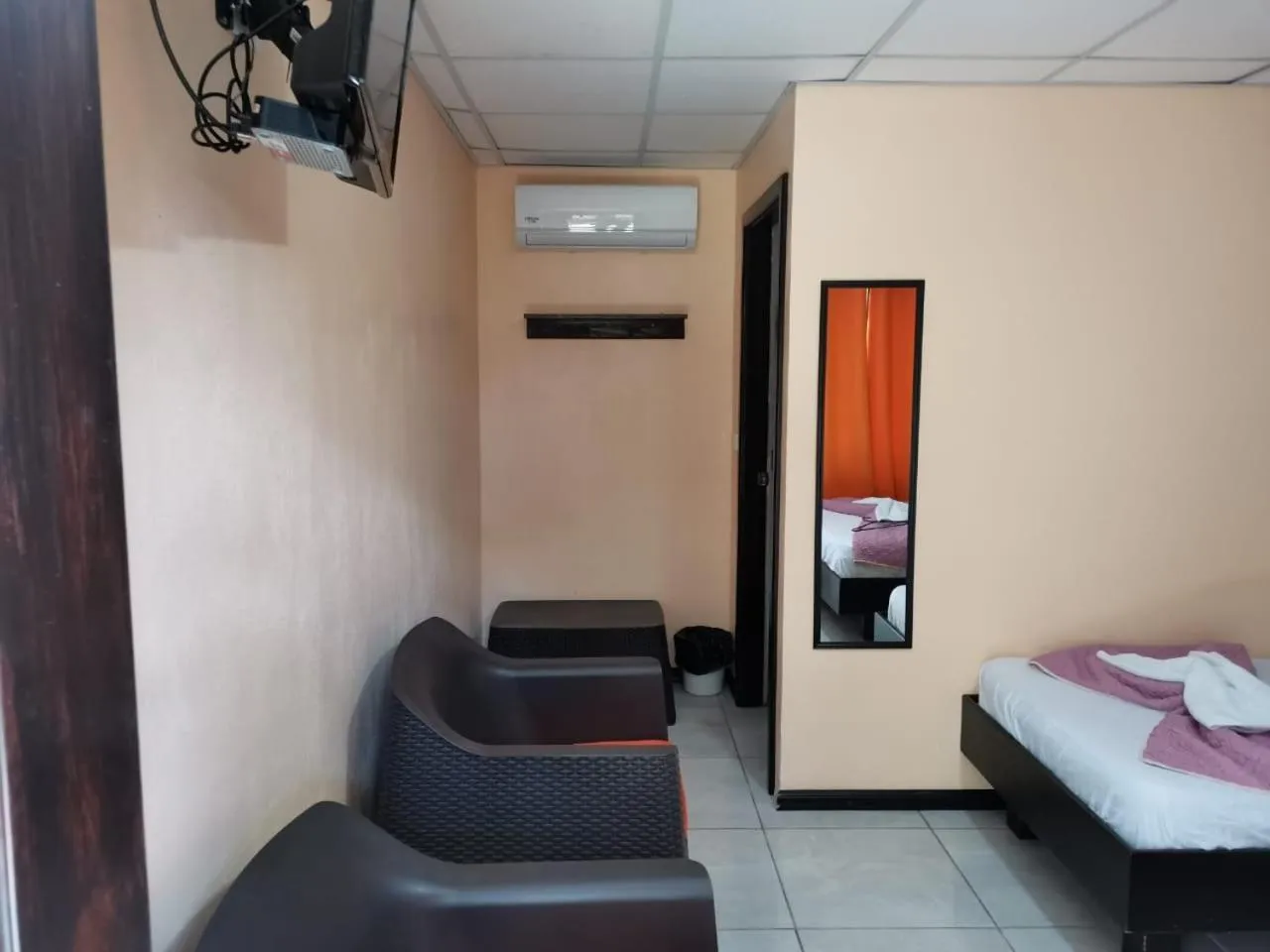 Bed in Hotel Palmera Real Hot Springs