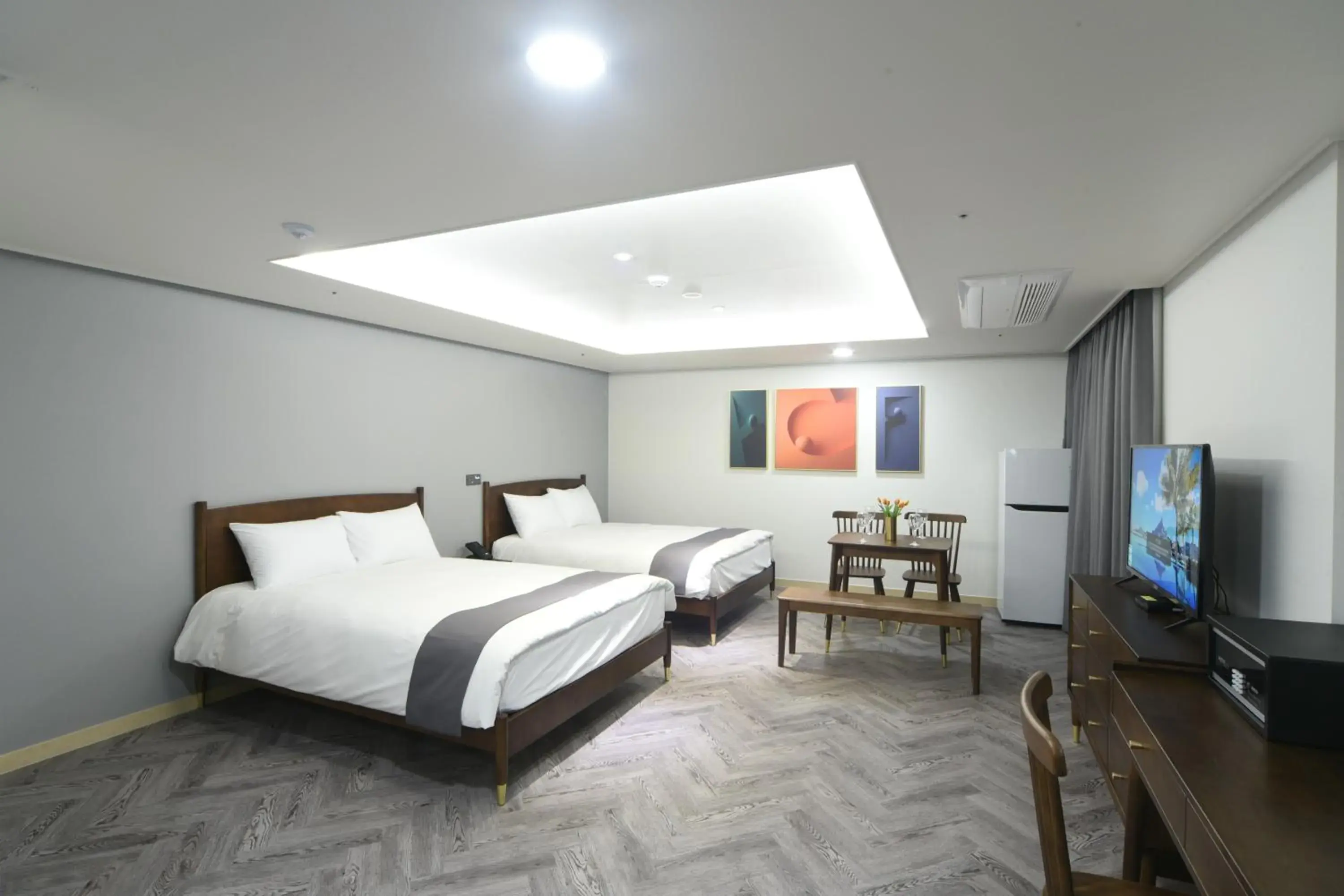 Bed in Haeundae Central Hotel Bed in Haeundae Central Hotel