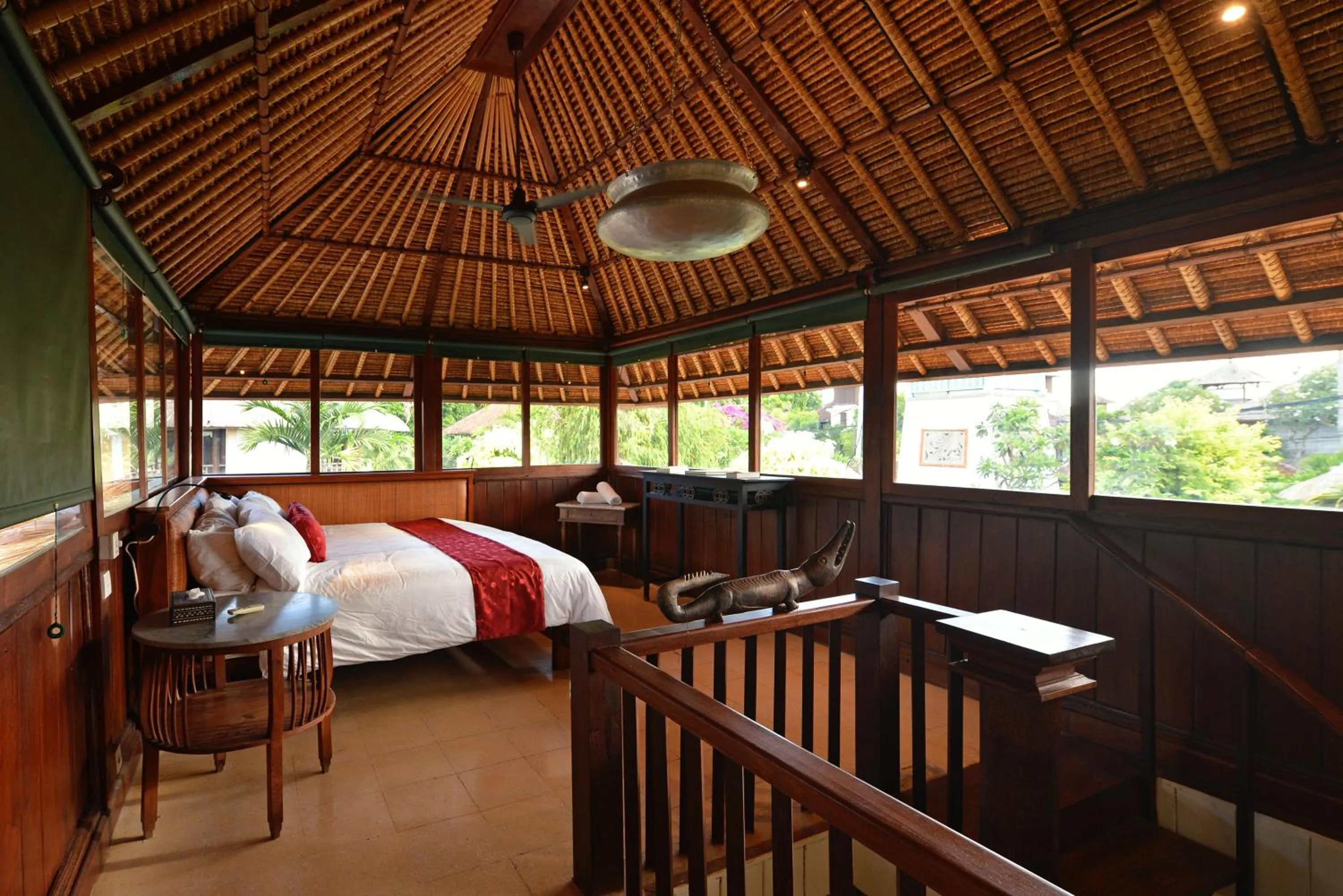Bedroom, Bed in Bebek Cottages Sanur