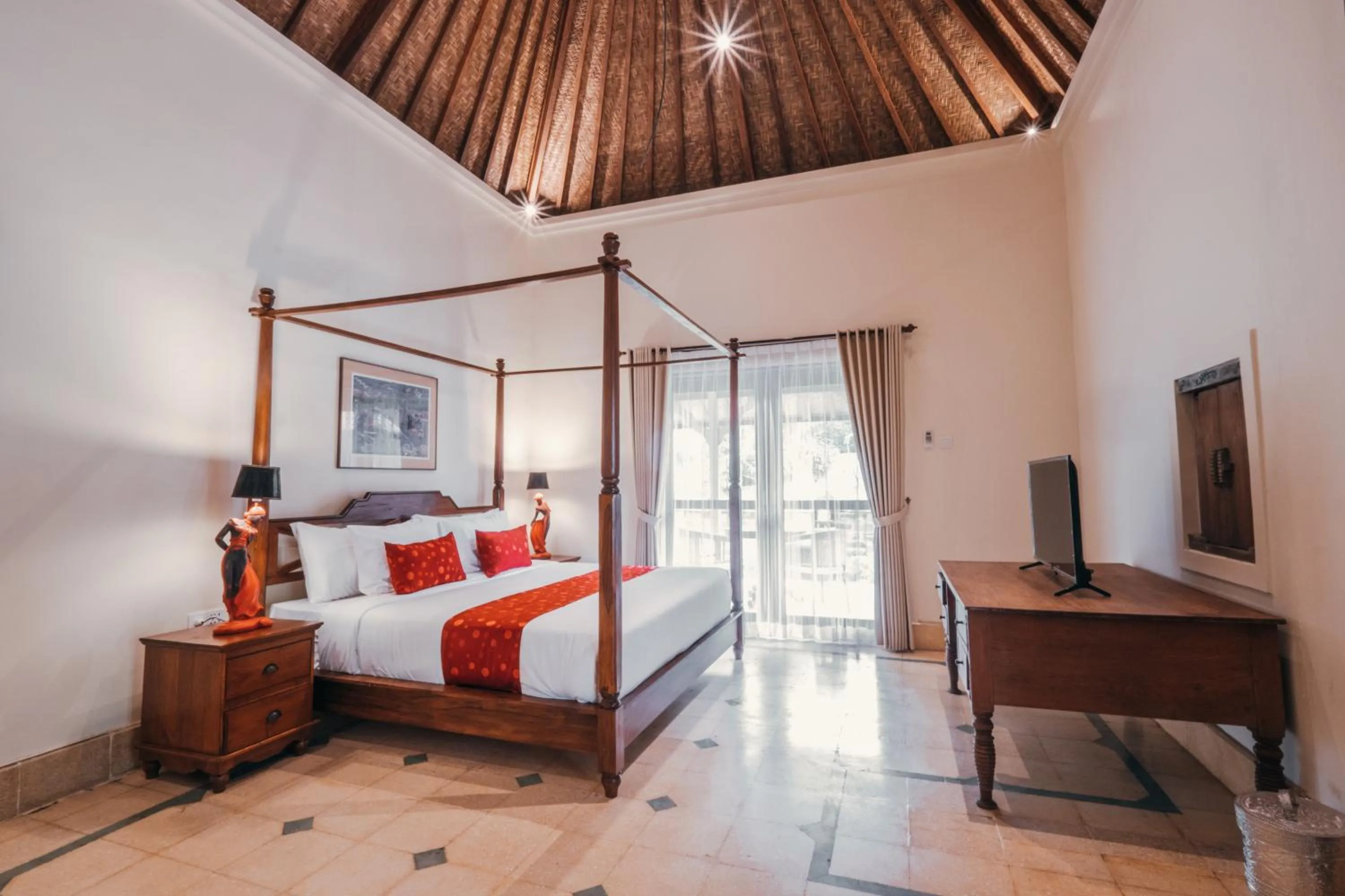 Bedroom, Bed in Bebek Cottages Sanur