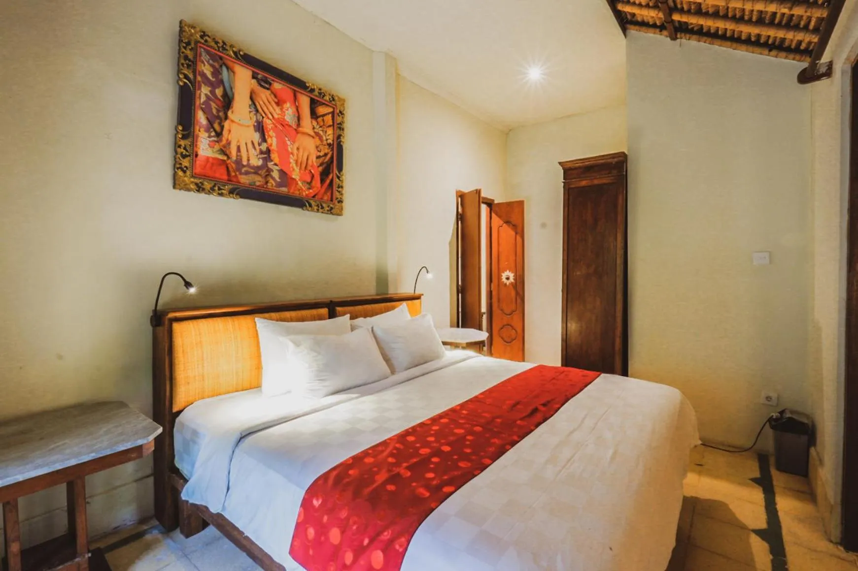 Bedroom, Bed in Bebek Cottages Sanur