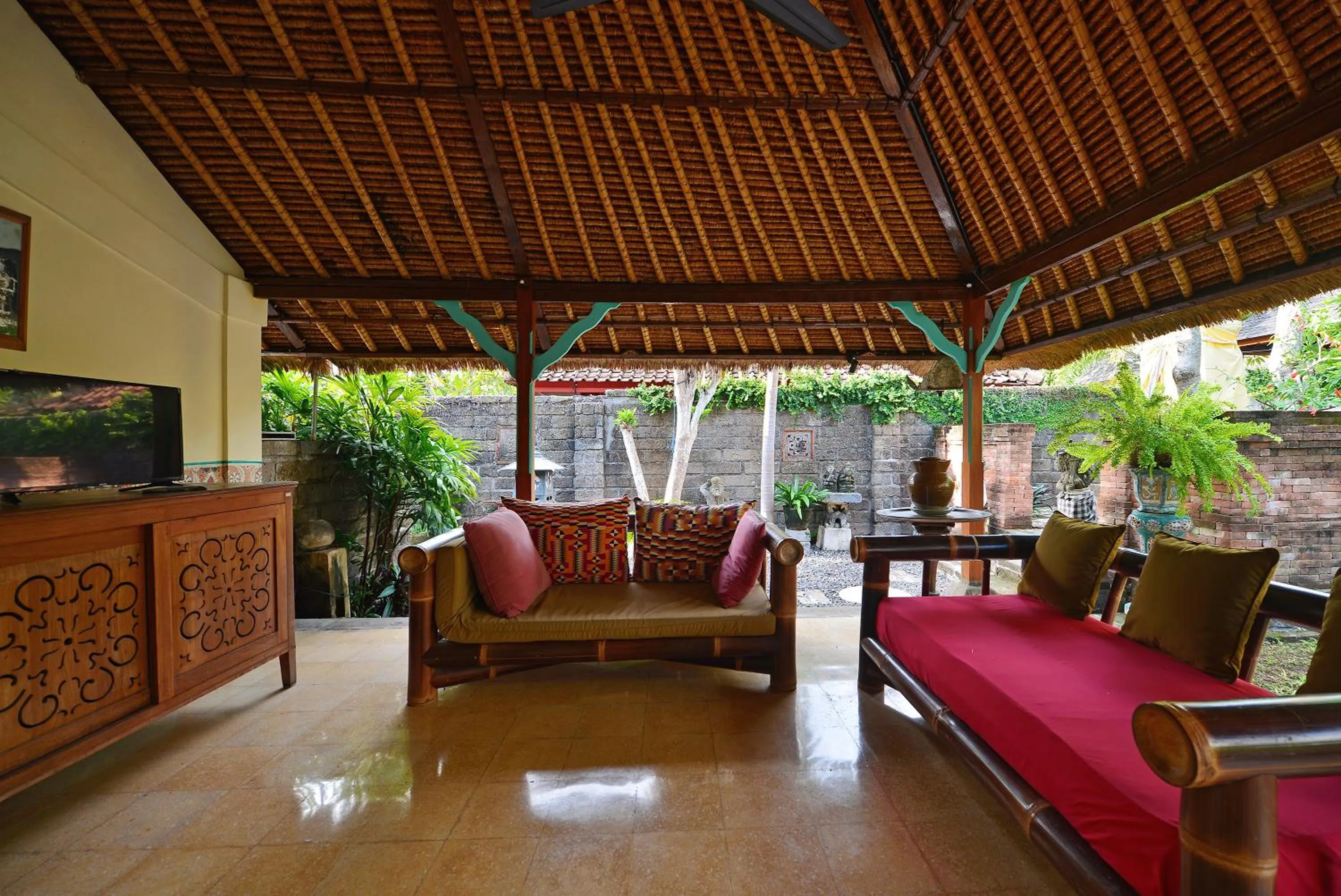 Patio in Bebek Cottages Sanur