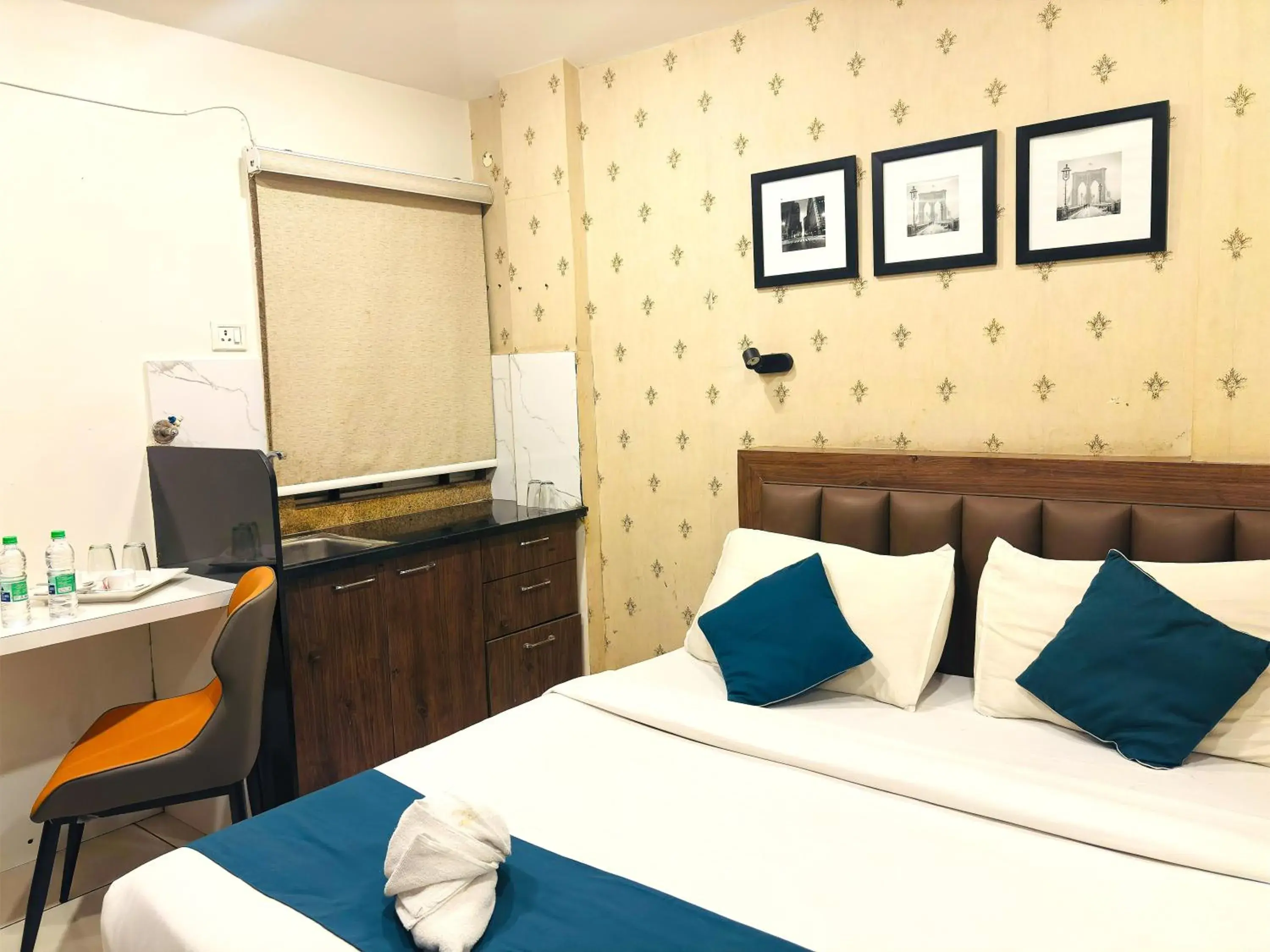 Bed in Hotel Shree Ram Palace Bed in Hotel Shree Ram Palace