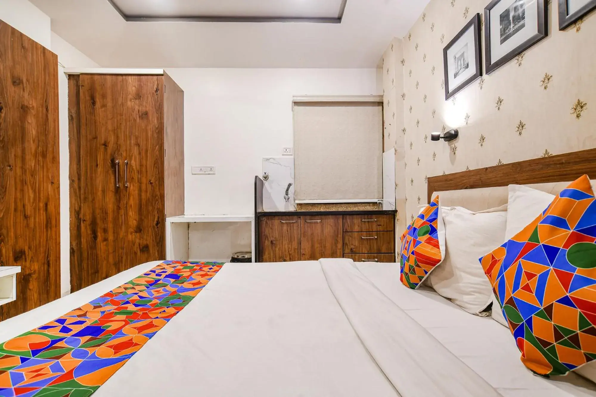 Bed in FabHotel Shree Ram Palace Bed in FabHotel Shree Ram Palace