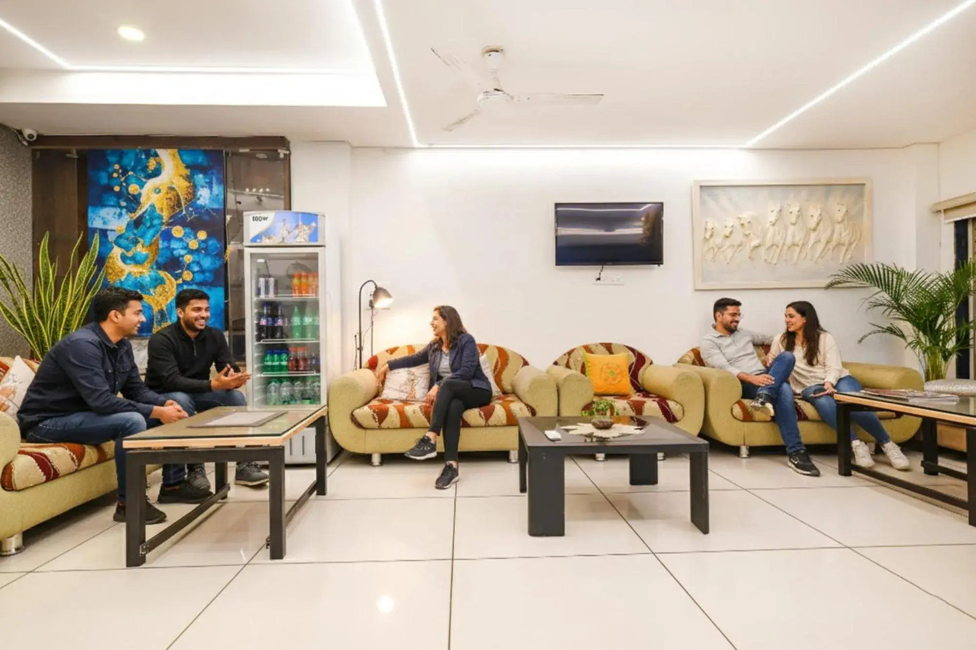 Lobby or reception in FabHotel Shree Ram Palace Lobby or reception in FabHotel Shree Ram Palace