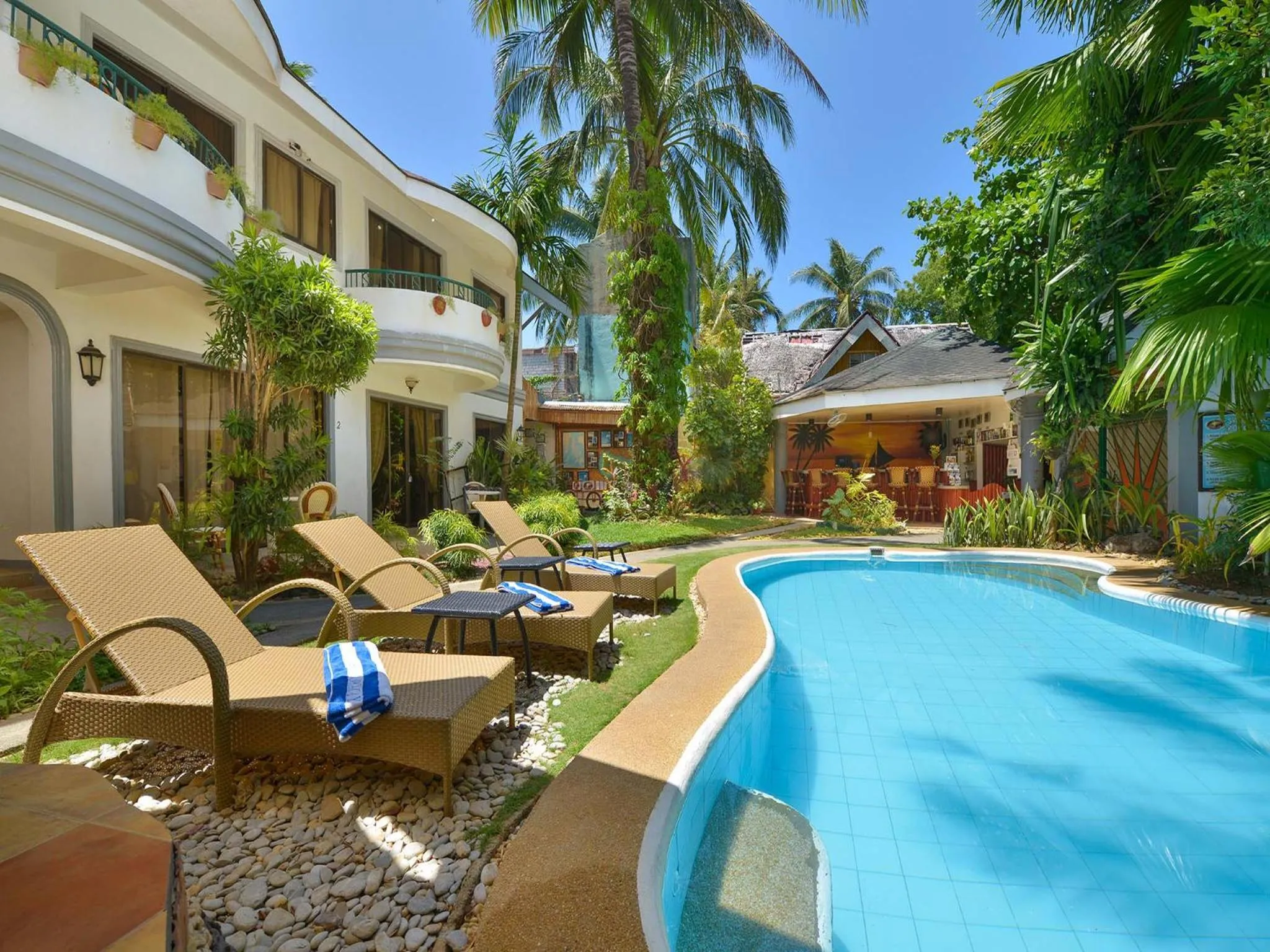 Garden in Villa Sunset Boracay