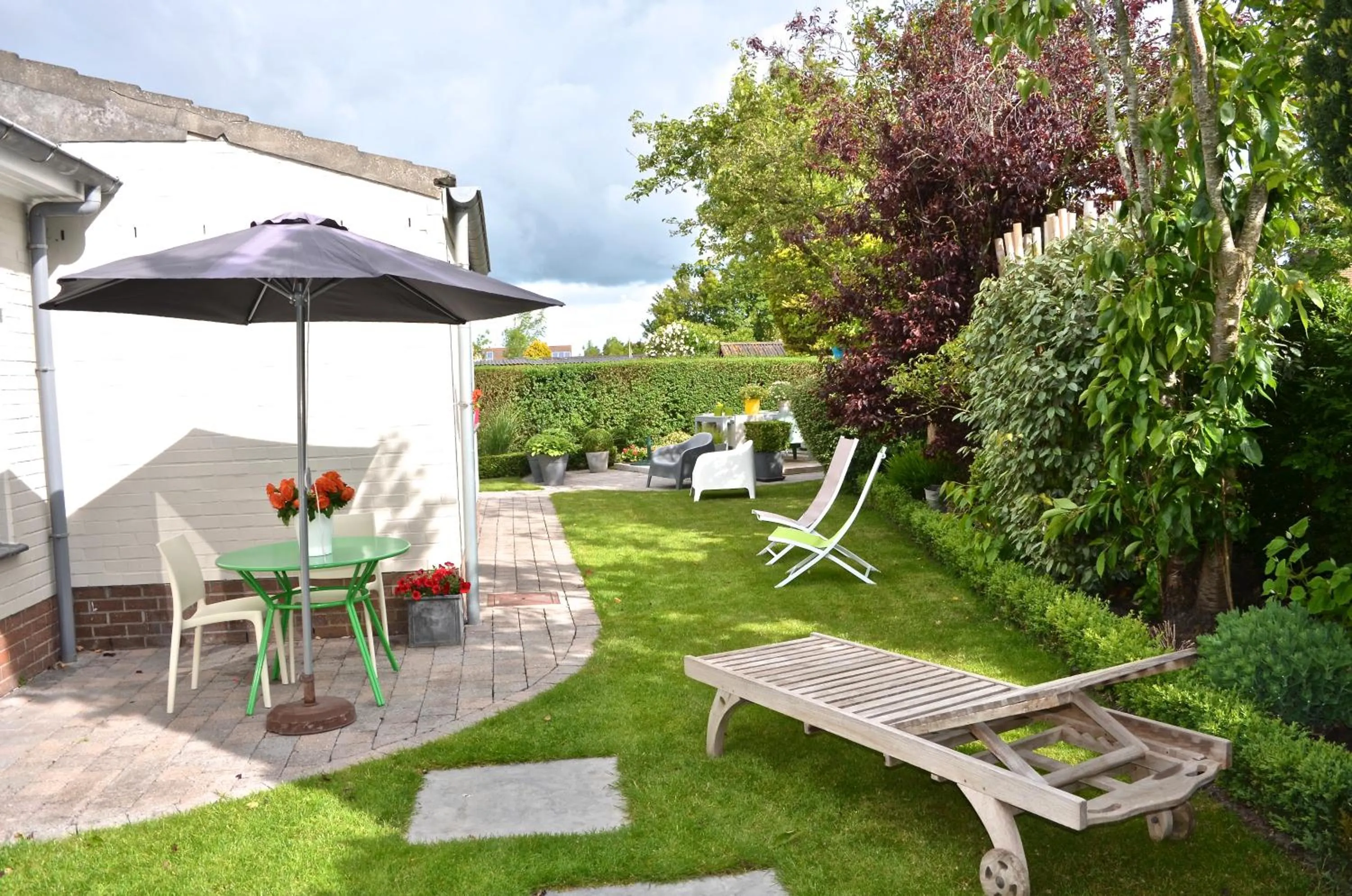 Garden in B&B Huize Van Damme