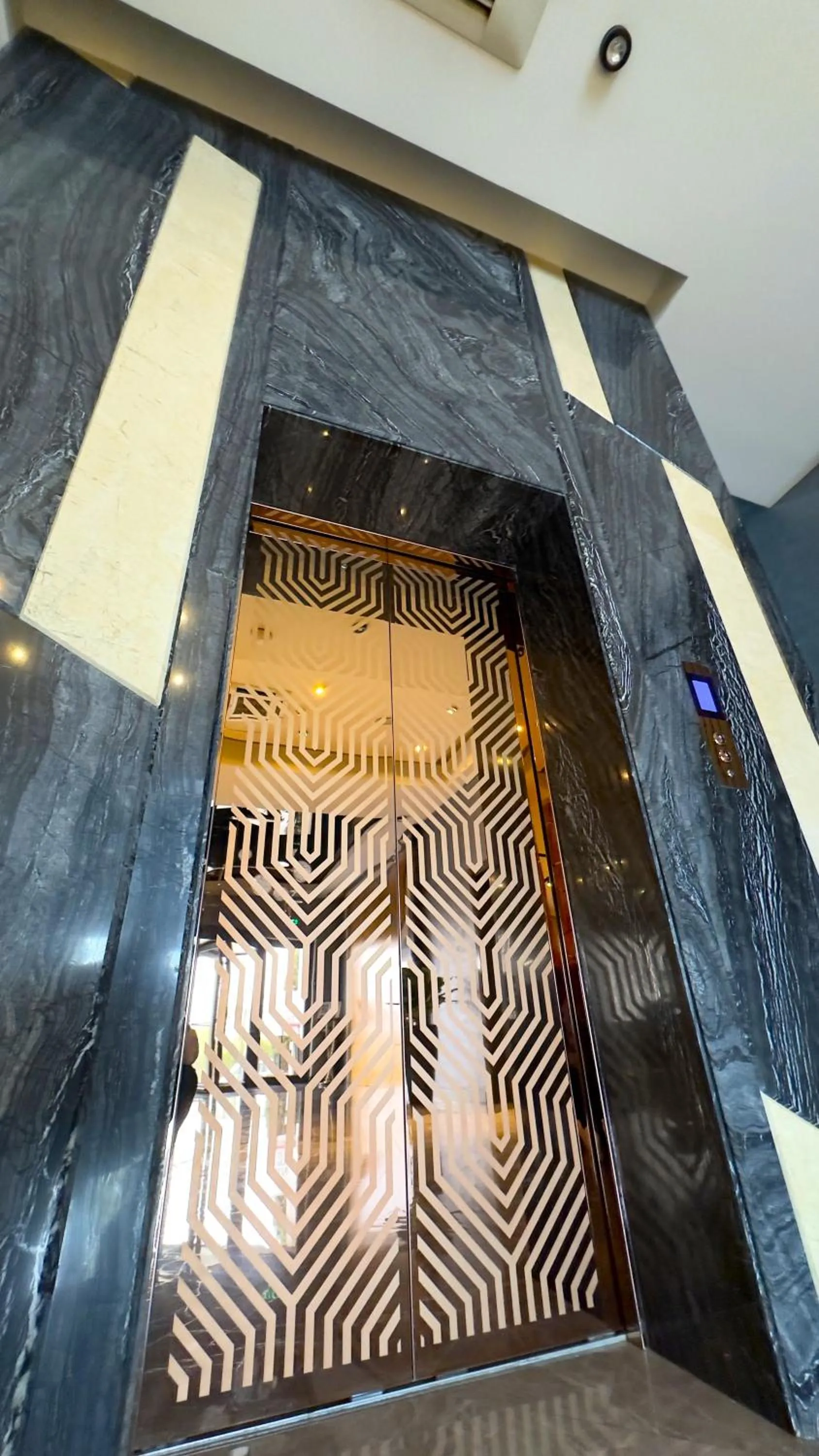 elevator in Frankfort Hotel and Spa