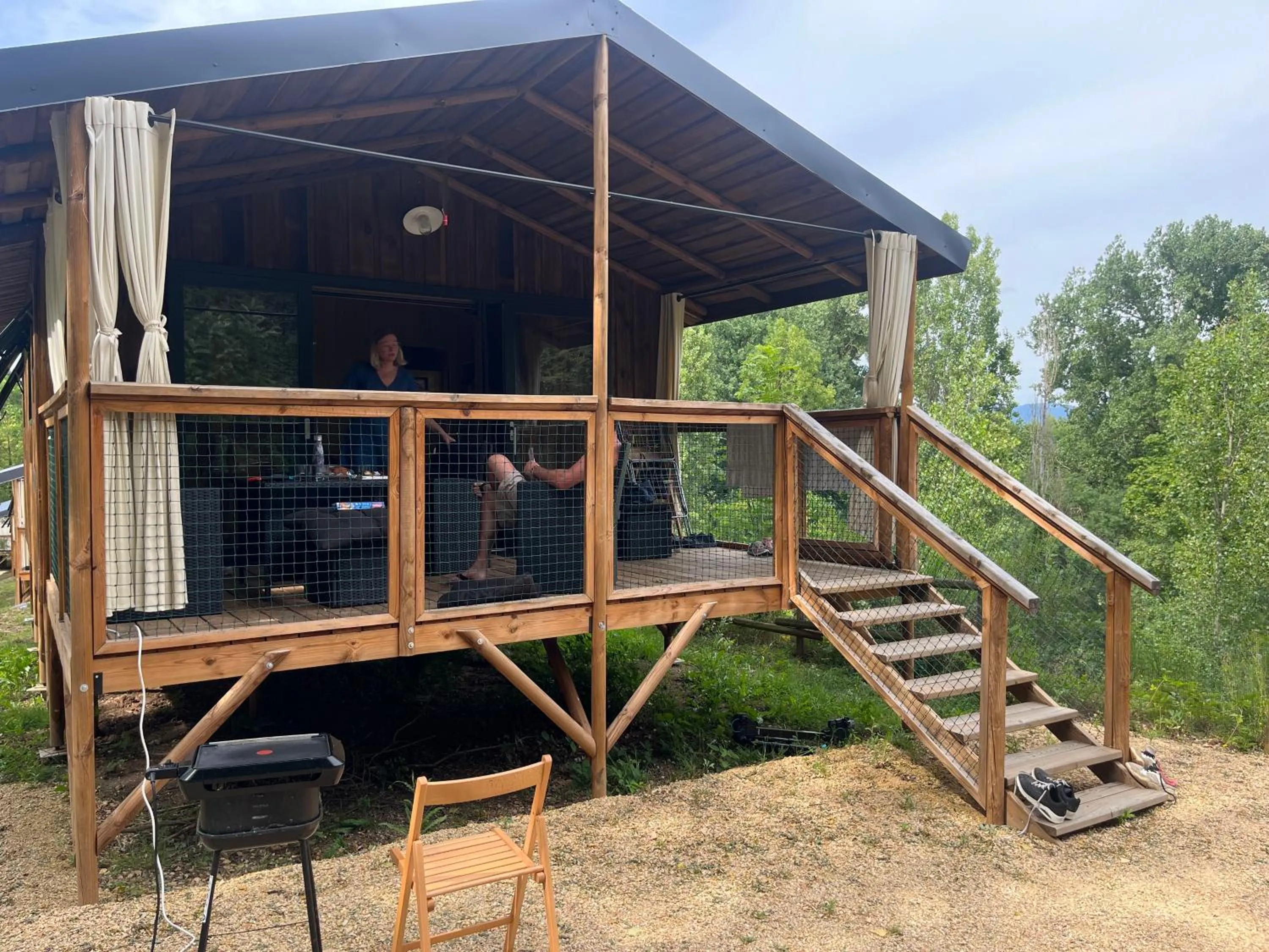 Patio in Camping de la Bageasse