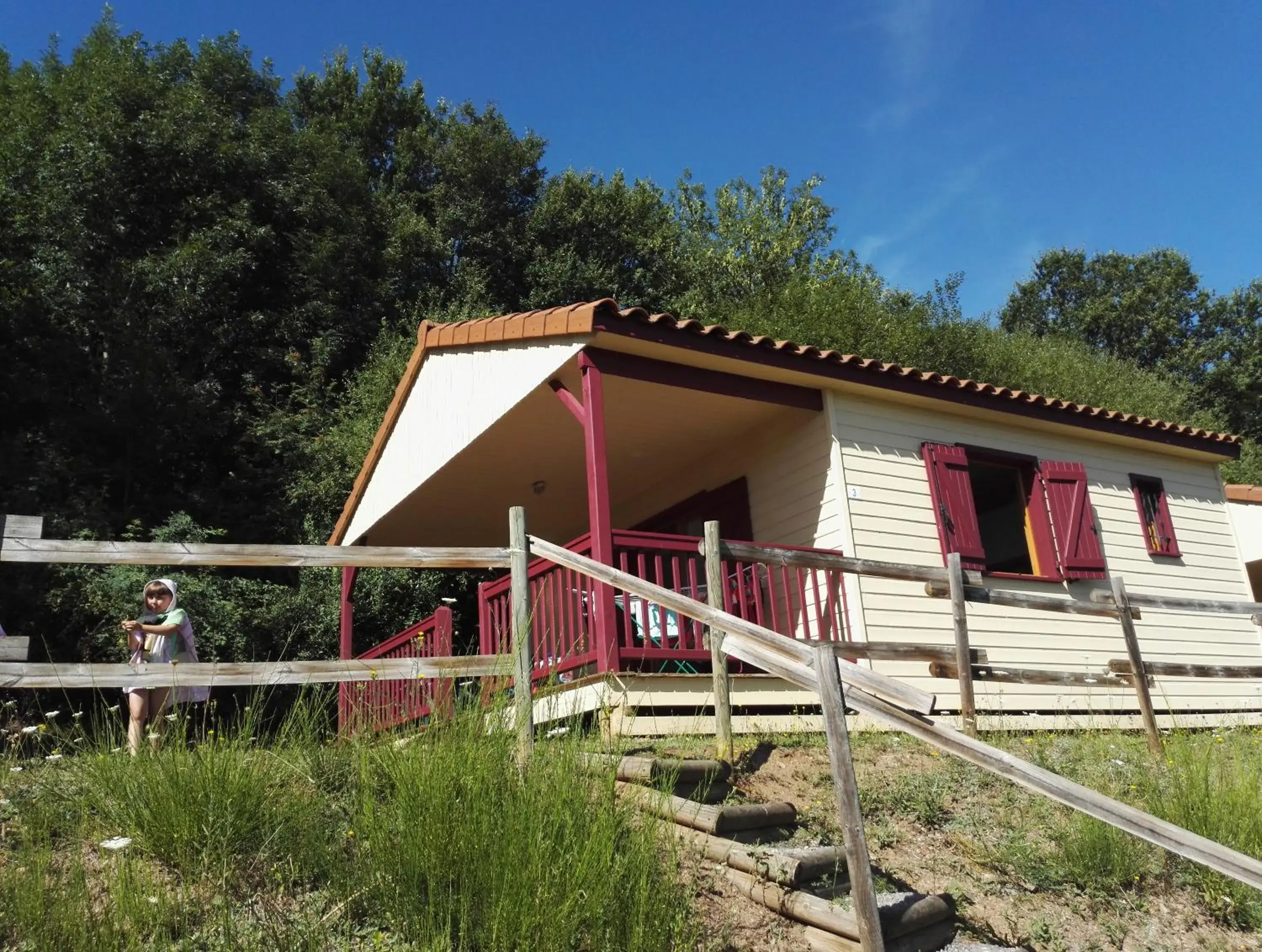 Chalet (4 Adults+ 2 Children ) in Camping de la Bageasse Chalet (4 Adults+ 2 Children ) in Camping de la Bageasse