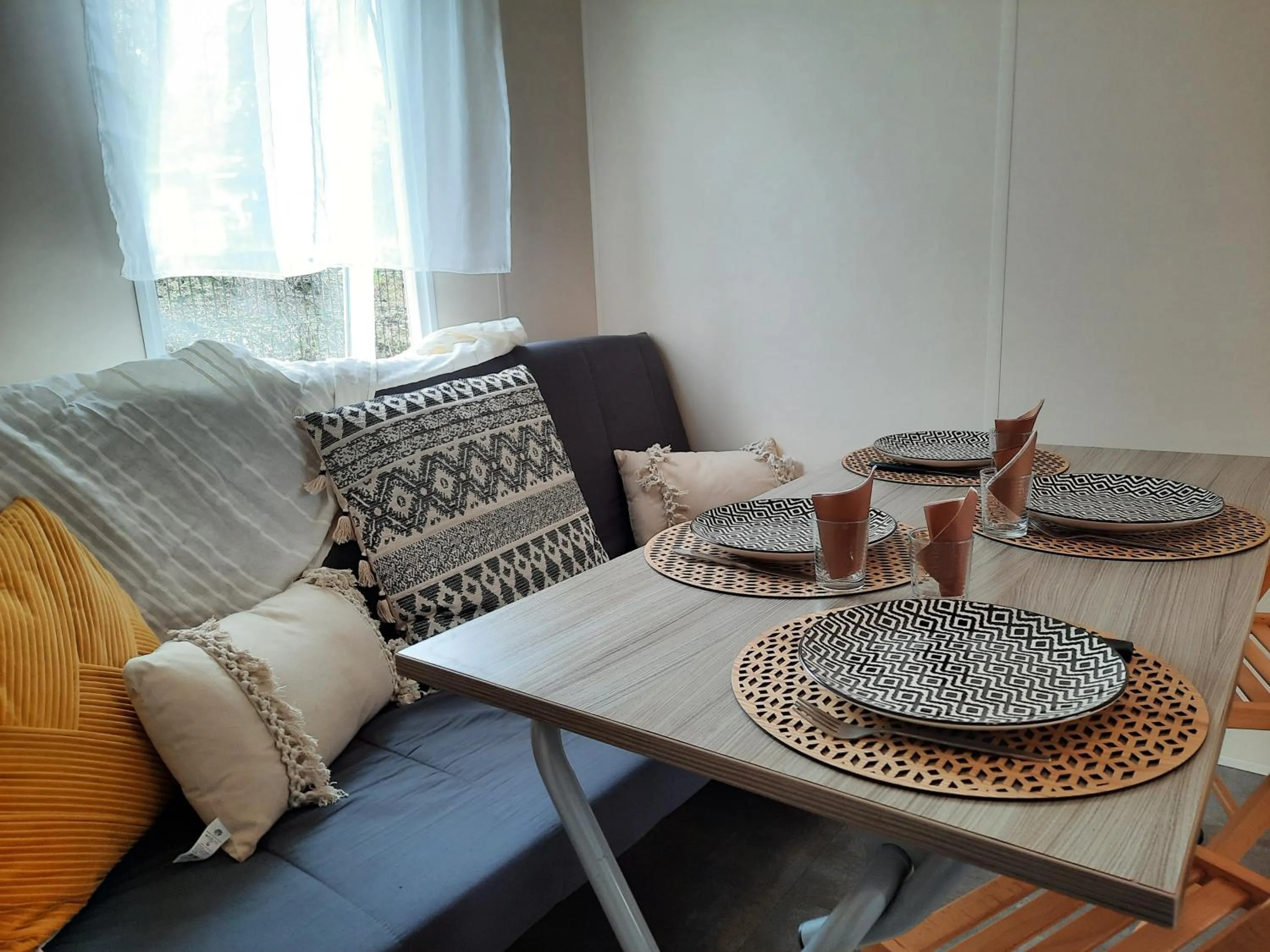 Living room in Camping de la Bageasse