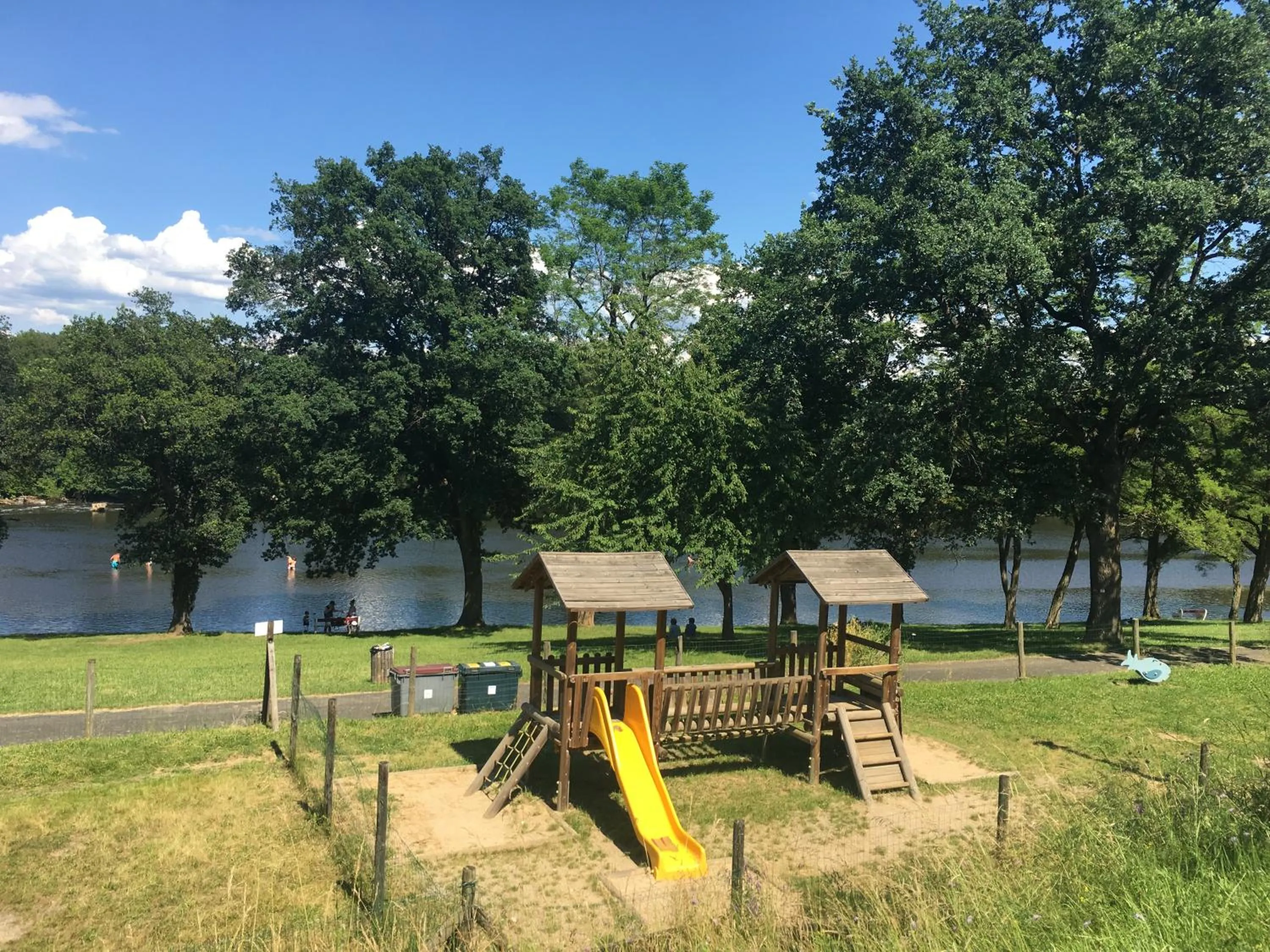 Children play ground in Camping de la Bageasse