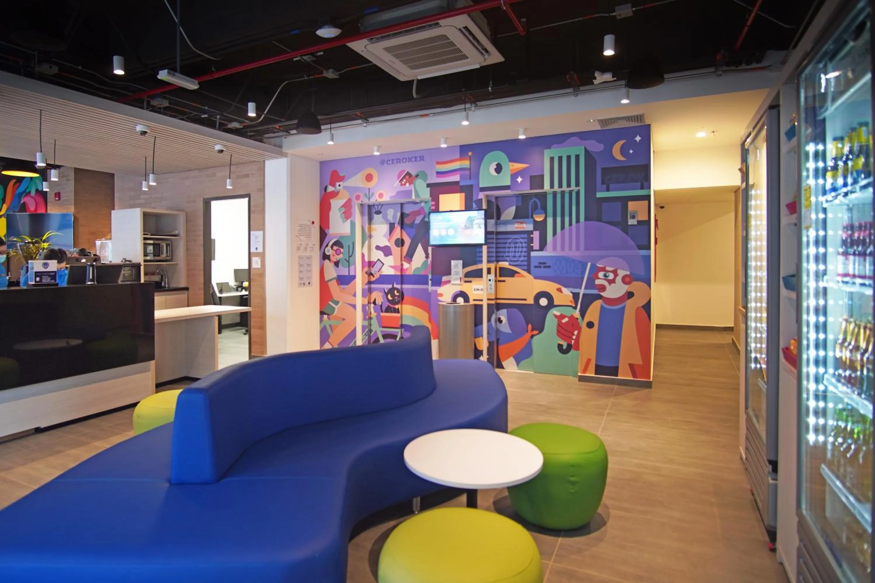 Lobby or reception in ibis budget Bogota Marly