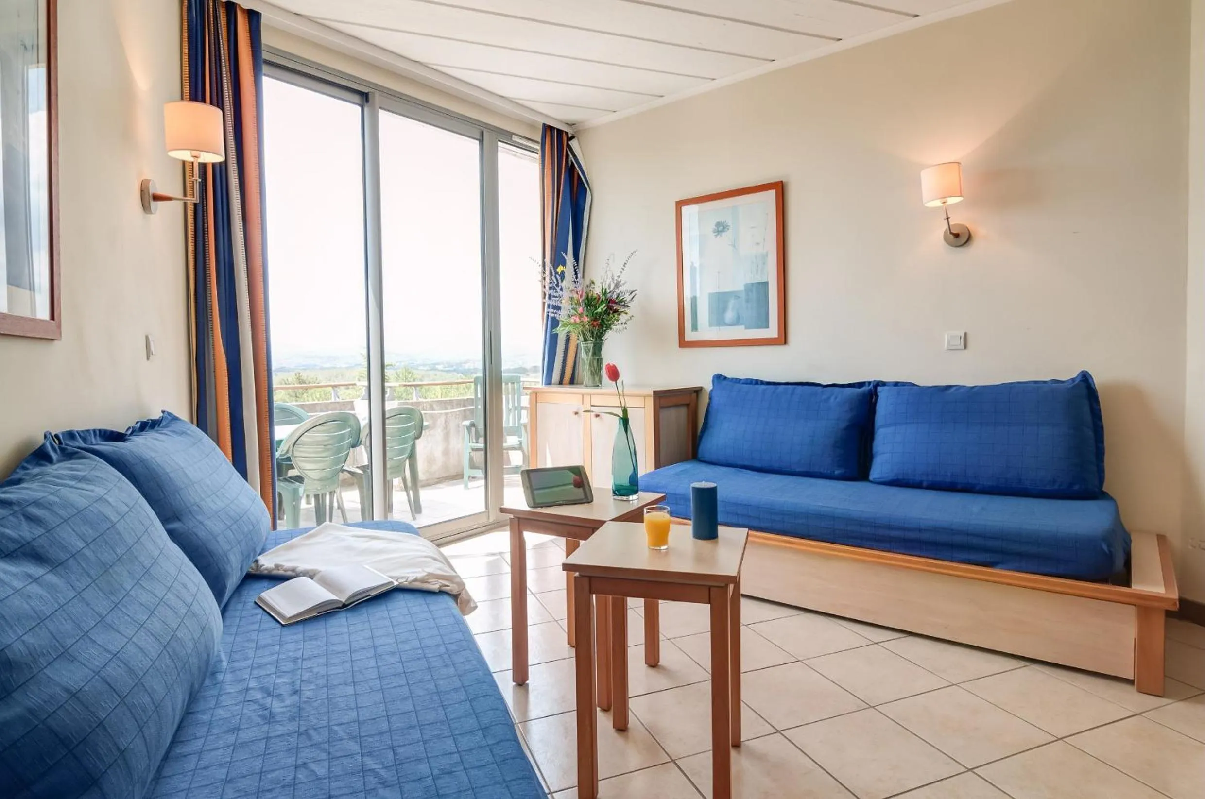 Living room in SOWELL HOTELS Ardèche